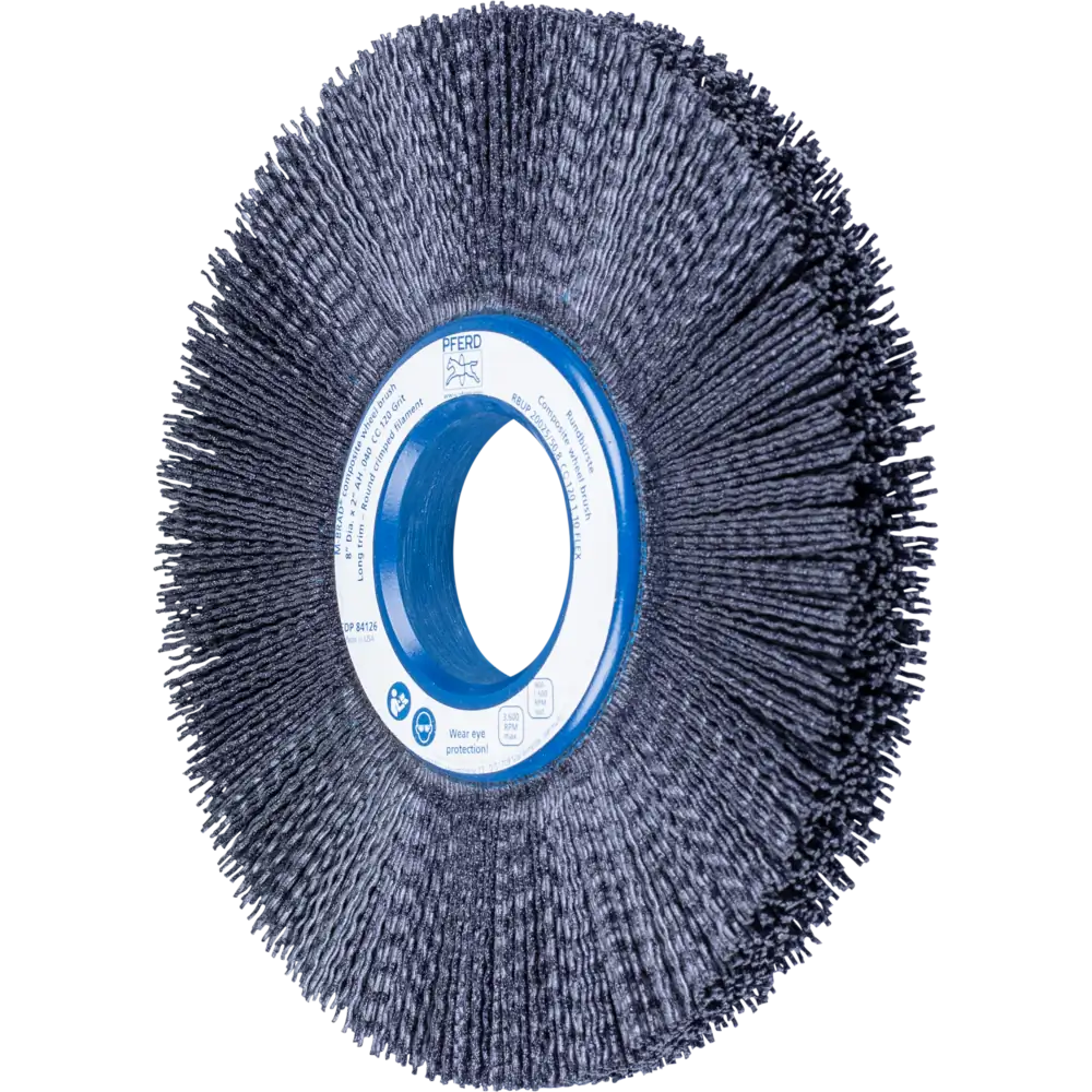 Pferd Tools PFERD TOOLS COMPOSITE FLEX Rundbürste RBUP Ø 200x13x50,8 mm Keramik-Filament-Ø 1,10mm Korn 120 stationär-1 Product picture Primär-Darstellung