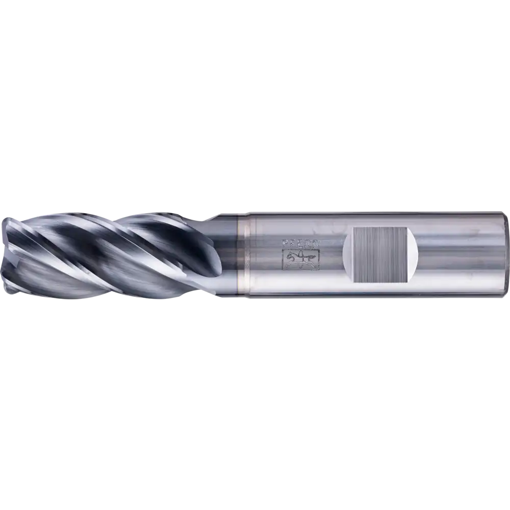 Pferd Tools PFERD TOOLS VHM Eckfräser lang 4 Schneiden Ø 16 mm Radius 2,0 mm TiAlN Schaft HB Universal Line Schruppen Schlichten Nuten-1 Product picture Primär-Darstellung