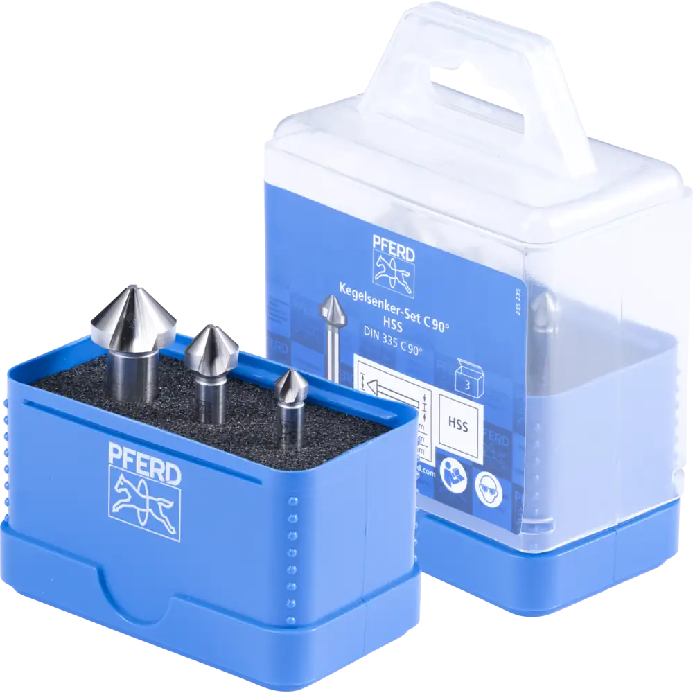 Pferd Tools PFERD TOOLS HSS-Kegelsenker-Set 3-tlg. DIN 335 C 90°-1 Product picture Primär-Darstellung