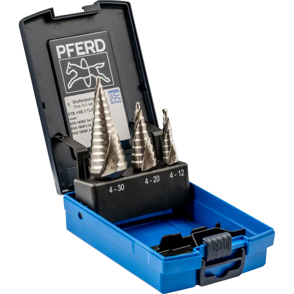 Pferd Tools PFERD TOOLS Stufenbohrer-Set HSSE Co5 3-TLG-1 Product picture Primär-Darstellung