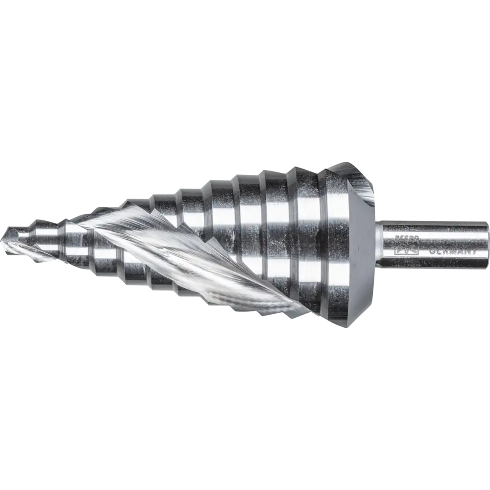 Pferd Tools PFERD TOOLS Stufenbohrer HSSE Co5 12 Bohrstufen Ø 6-37 mm 3-Flächenschaft-Ø 10 mm-1 Product picture Primär-Darstellung