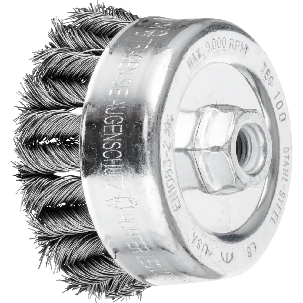 Pferd Tools PFERD TOOLS COMBITWIST Topfbürste gezopft TBG Ø 100mm M14 Stahl-Draht-Ø 0,50mm Winkelschleifer (1)-1 Product picture Primär-Darstellung