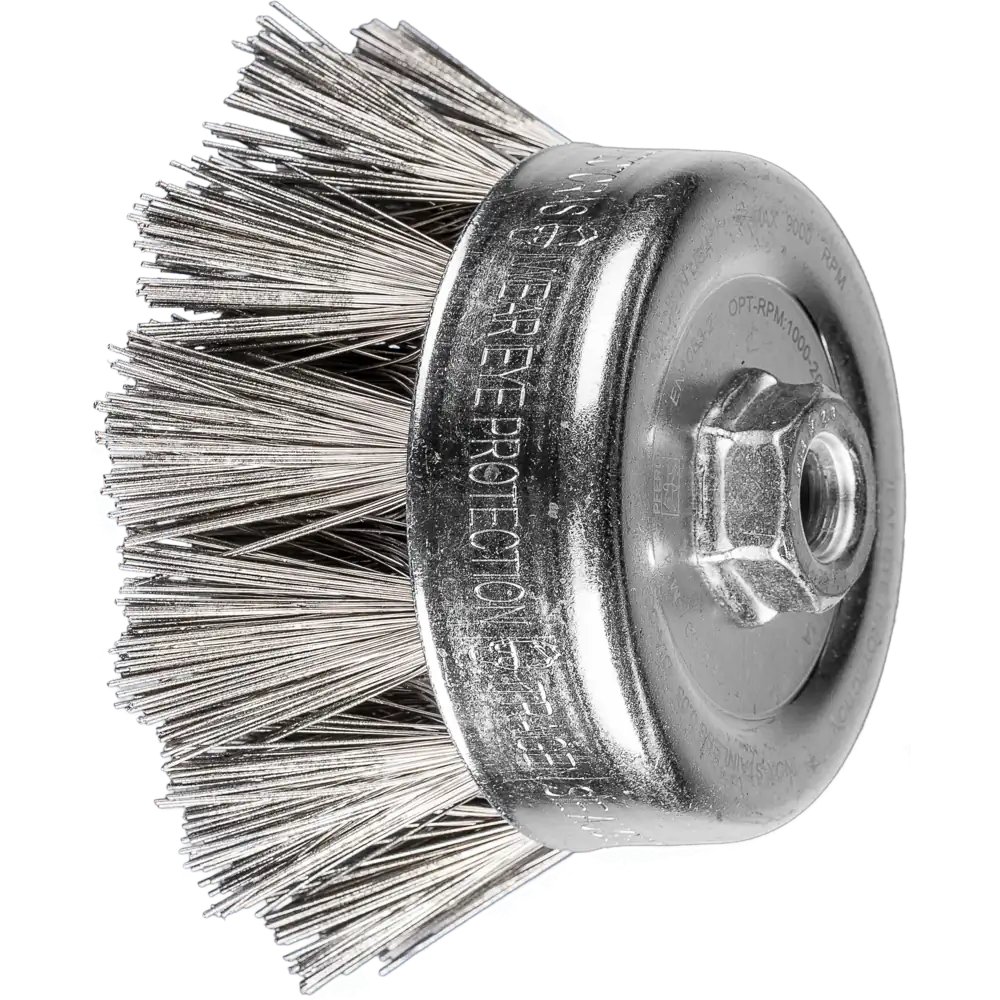 Pferd Tools PFERD TOOLS Topfbürste gezopft TBG Ø 100mm M14 Edelstahl-Diamant-Draht-Ø 0,50mm Korn 270-1 Product picture Primär-Darstellung