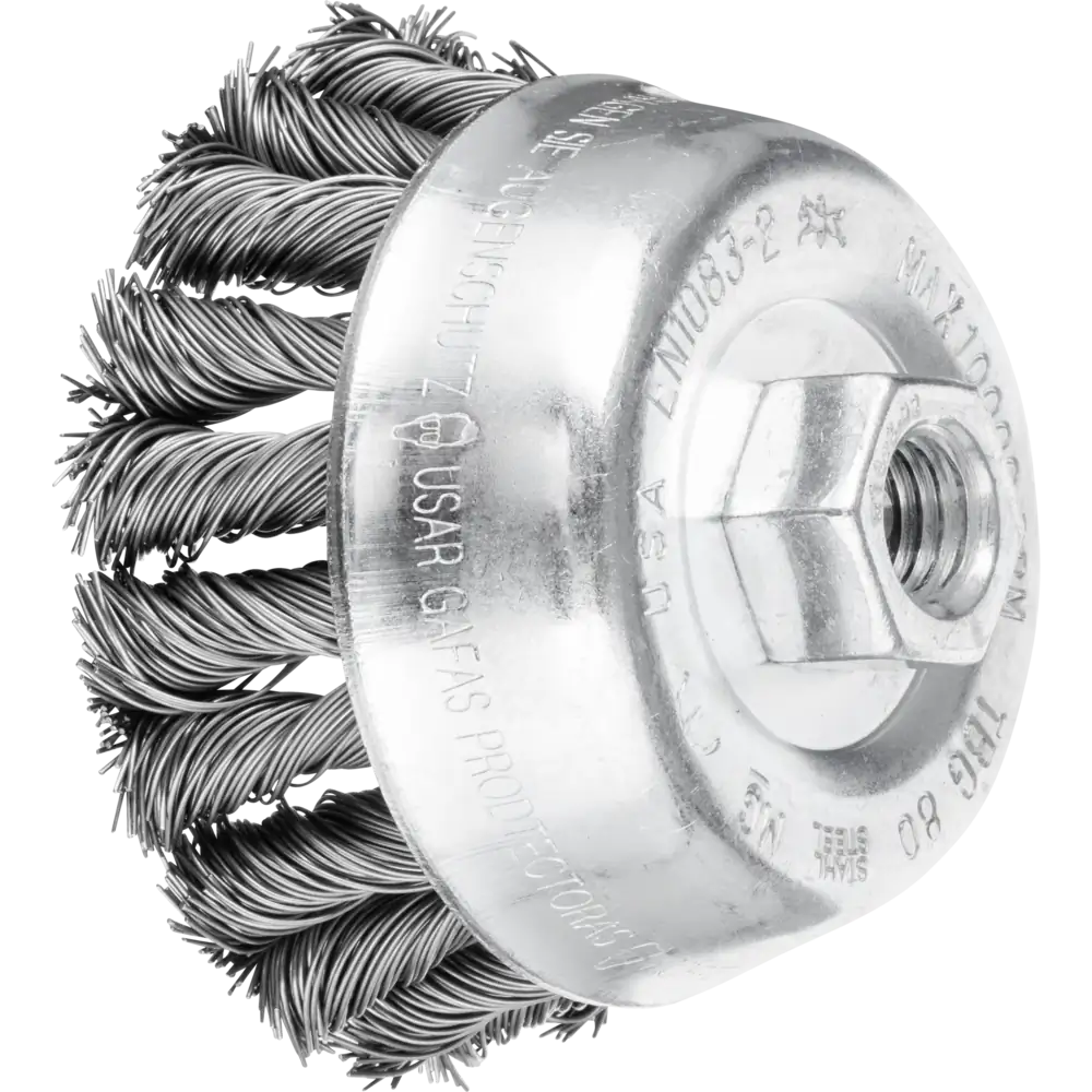 Pferd Tools PFERD TOOLS COMBITWIST Topfbürste gezopft TBG Ø 80mm M14 Stahl-Draht-Ø 0,50mm Winkelschleifer-1 Product picture Primär-Darstellung