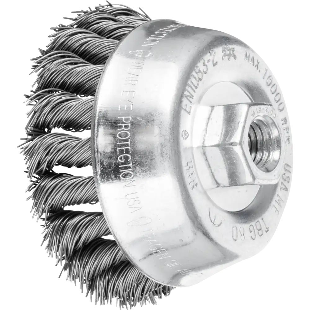 Pferd Tools PFERD TOOLS Topfbürste gezopft TBG Ø 80mm M14 Stahl-Draht-Ø 0,50mm Winkelschleifer-1 Product picture Primär-Darstellung