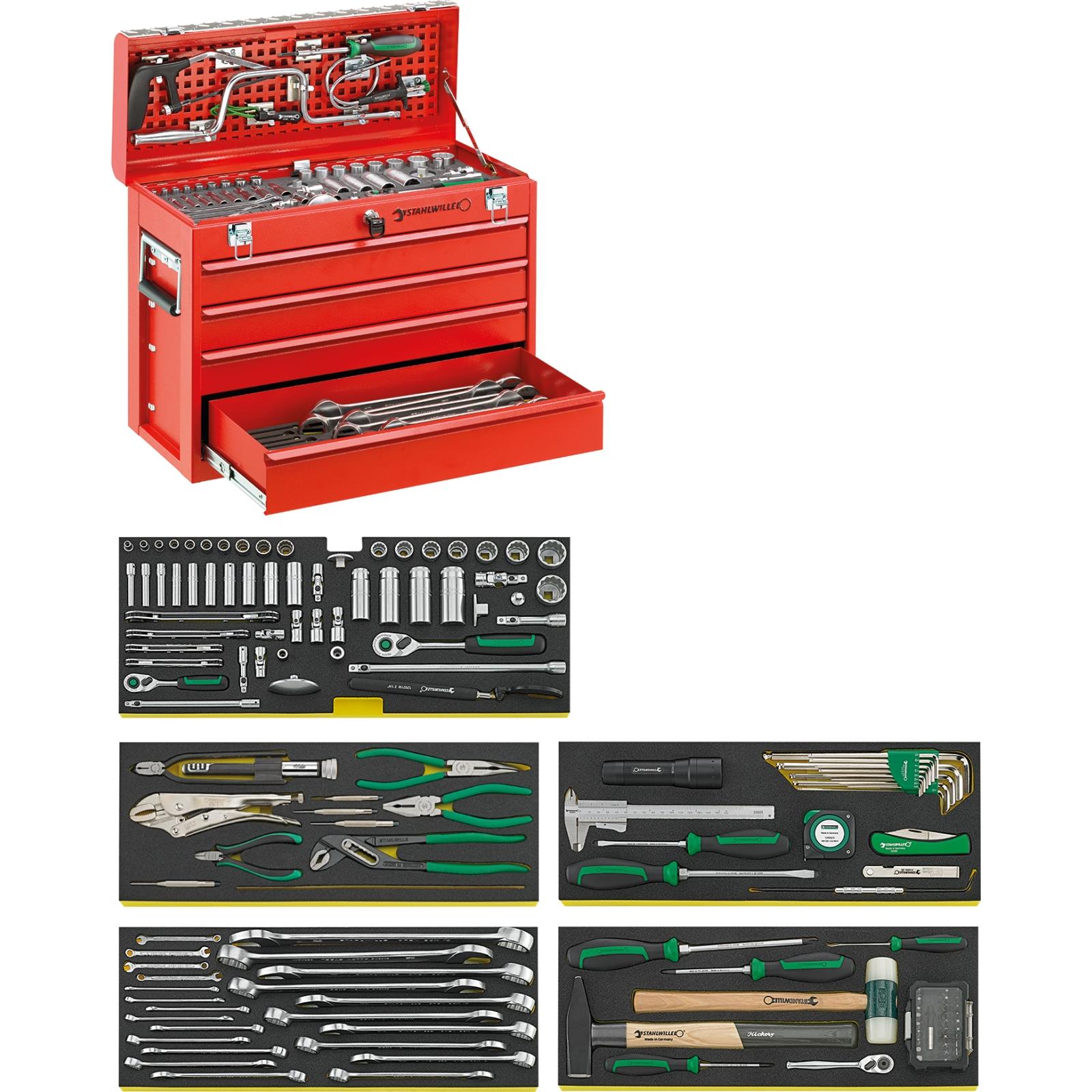 STAHLWILLE Line Maintenance-Set i.Tragekasten 13214a L.580mm B.300mm H.494mm 147 St.-1 main HighRes image