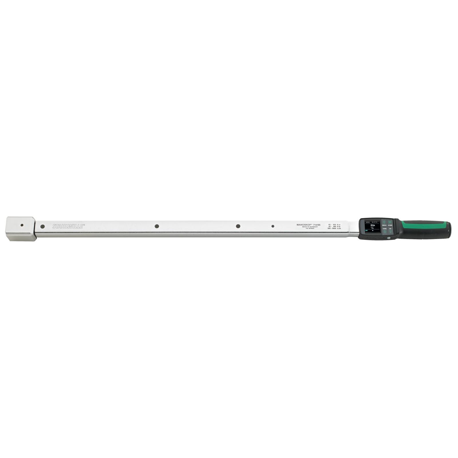 STAHLWILLE Elektronischer Drehmoment-/Drehwinkelschlüssel MANOSKOP® 714 65-650N·m 22 x 28 mm L. 890mm-1 main HighRes image