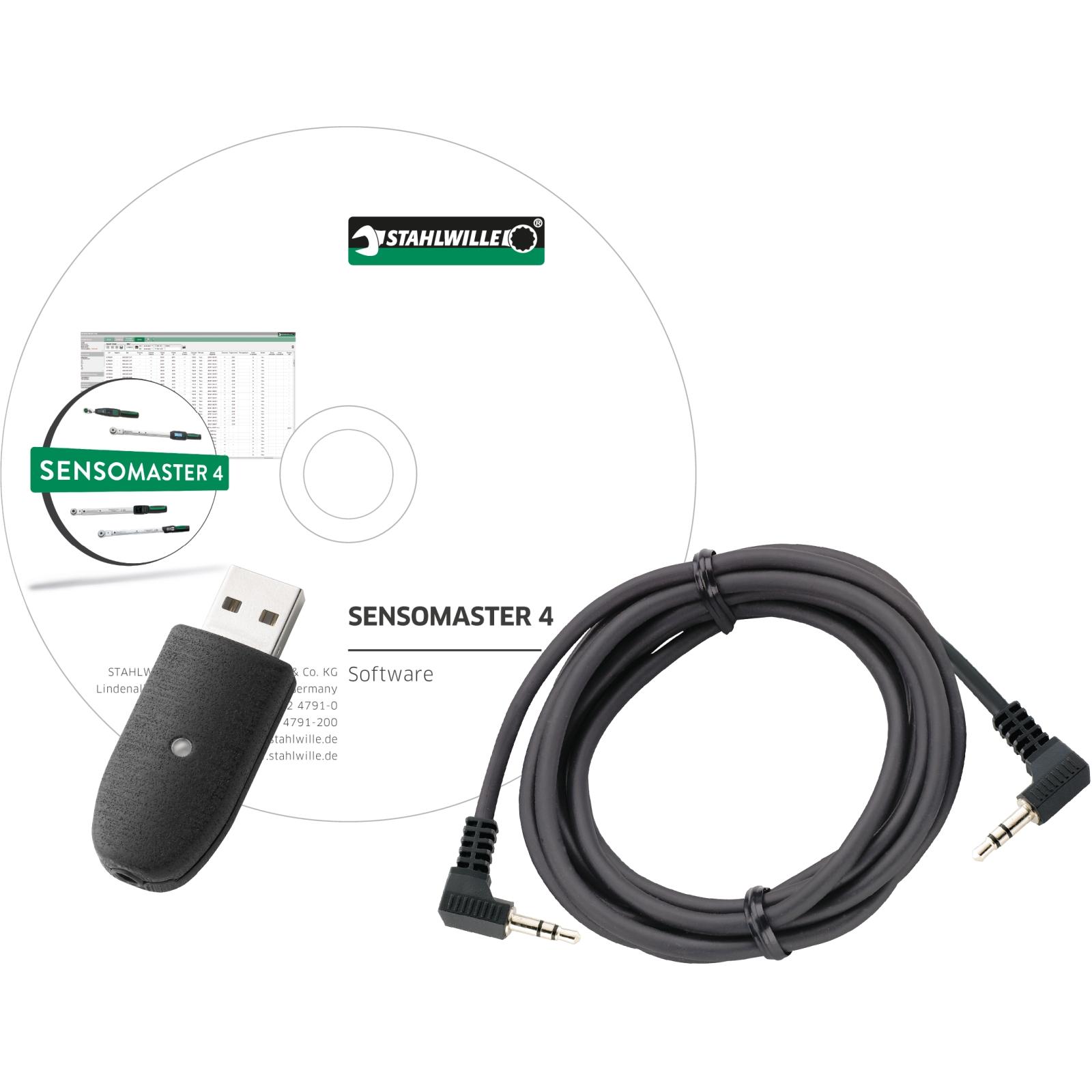 STAHLWILLE USB-Adapter und Klinkensteckerkabel m.Software SensoMaster 4-1 main HighRes image