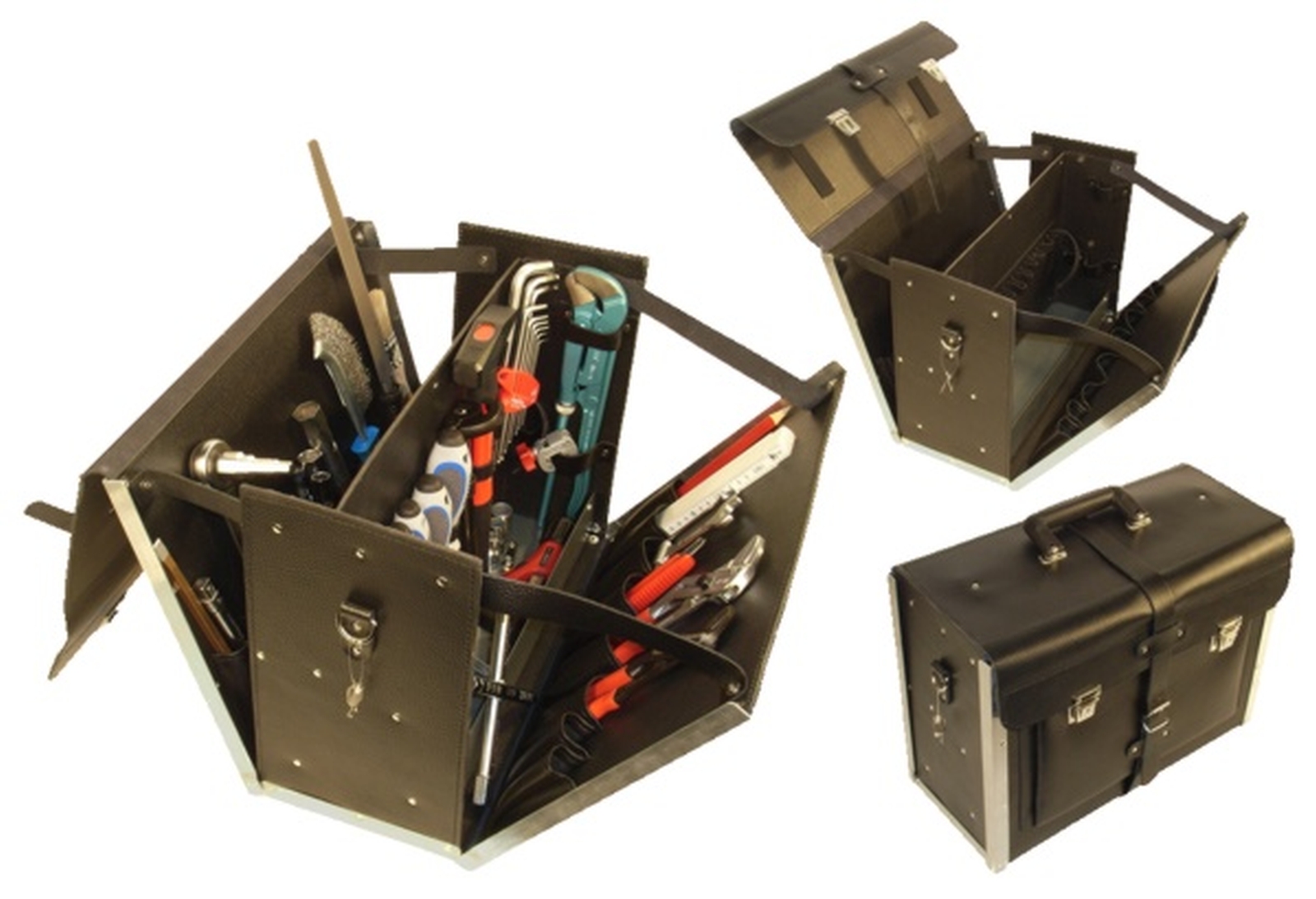 ALARM Echtledertasche L2, leer L.475mm B.220mm H.380mm-1 main HighRes image