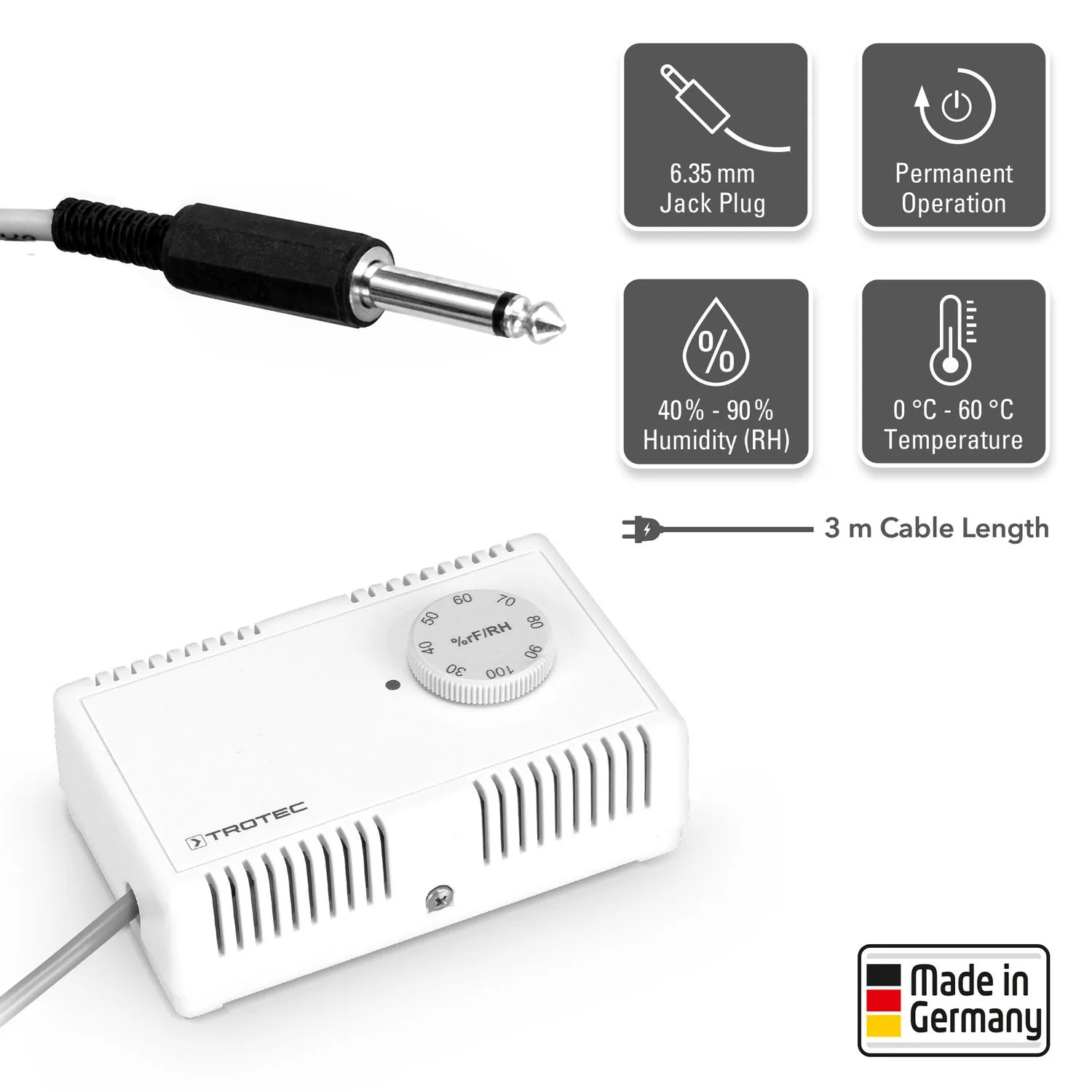 Trotec Hygrostat HG 110 mit Klinkenstecker-2