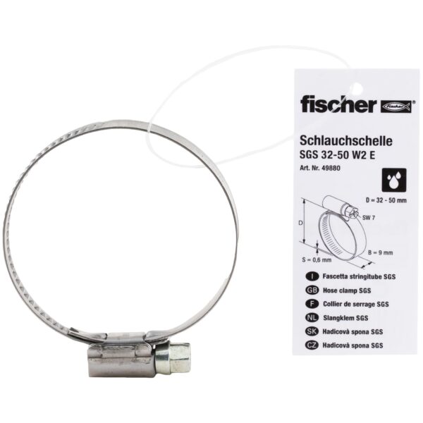 fischer Schlauchschelle SGS 9 W2 32-50 E-1
