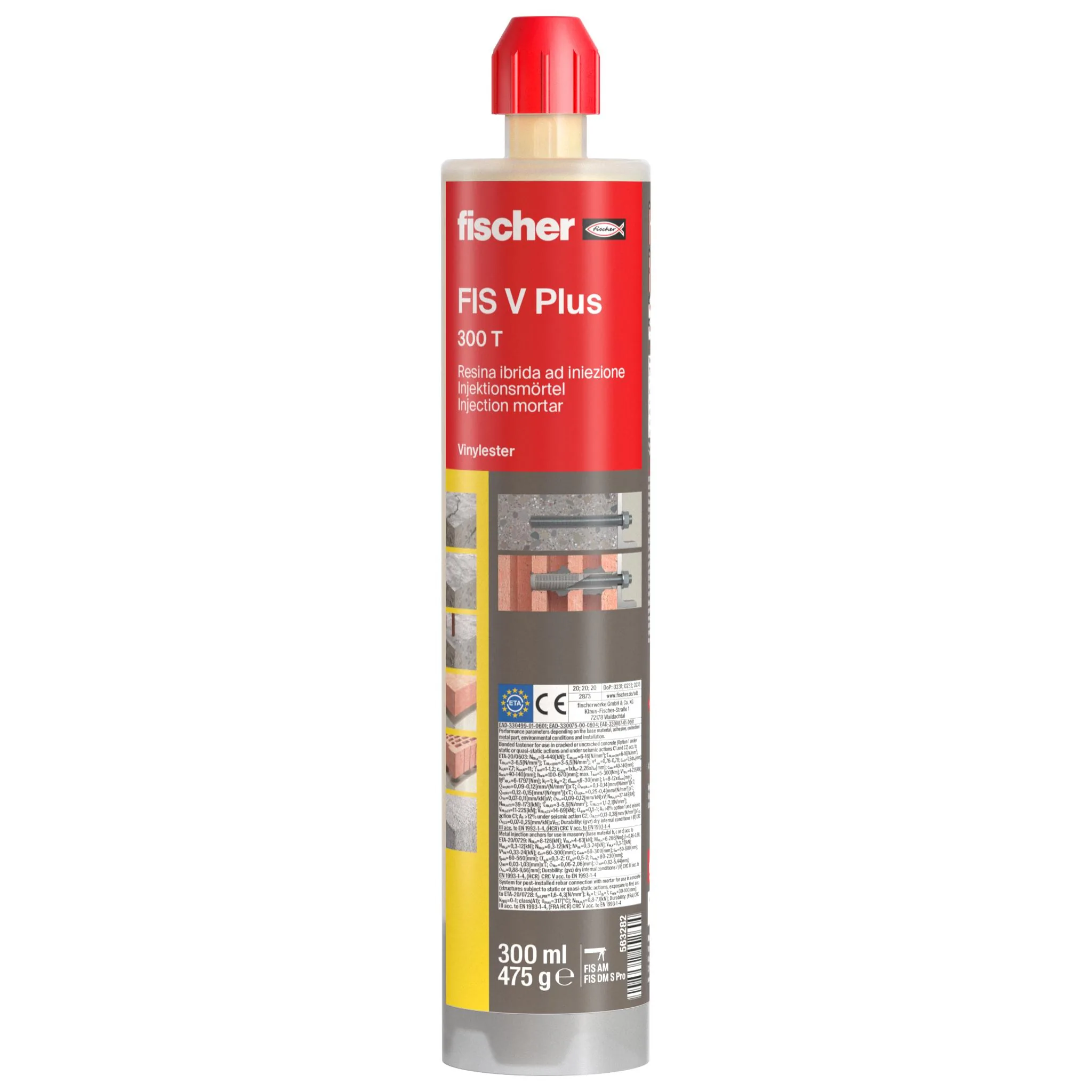 fischer FIS V Plus 300 T (IT,DE,EN) Inj.-Mörtel-1 fischer FIS V Plus 300 T (IT,DE,EN) Inj.-Mörtel-1