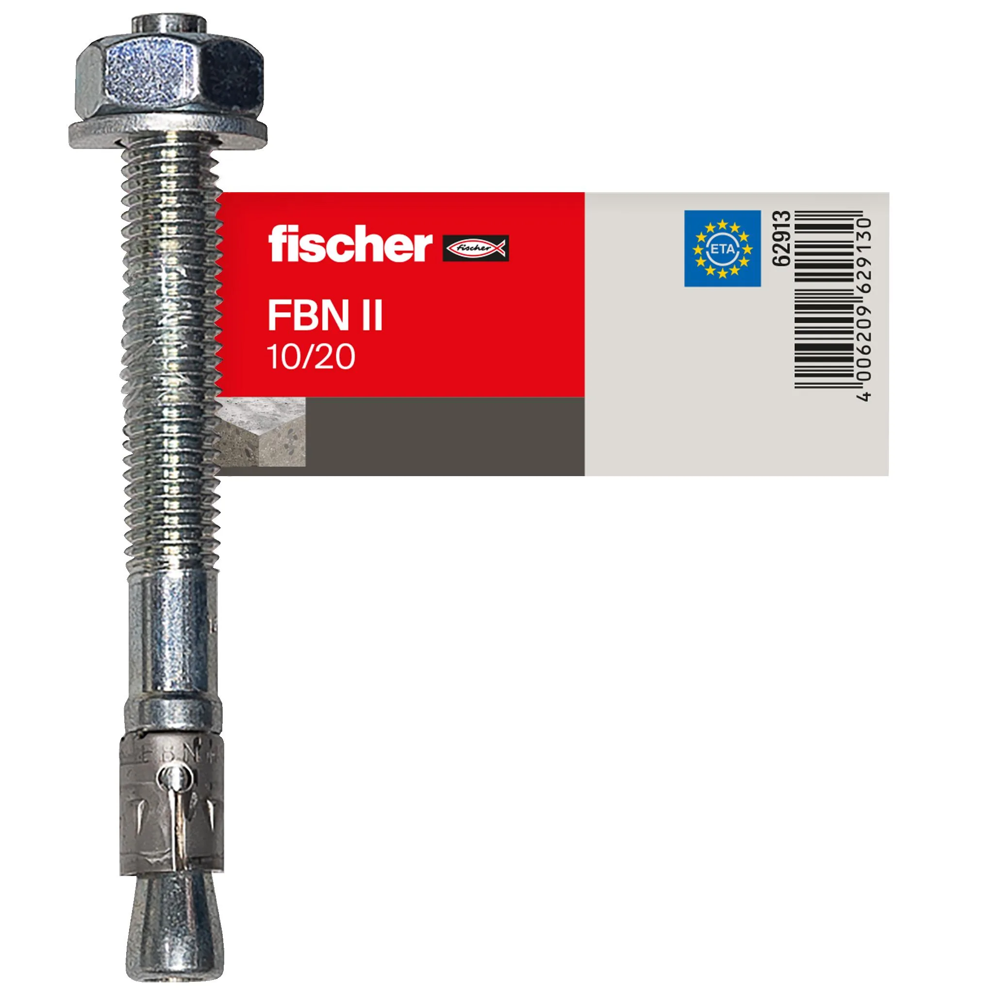 fischer Bolzenanker FBN II 10/20 E-1 fischer Bolzenanker FBN II 10/20 E-1