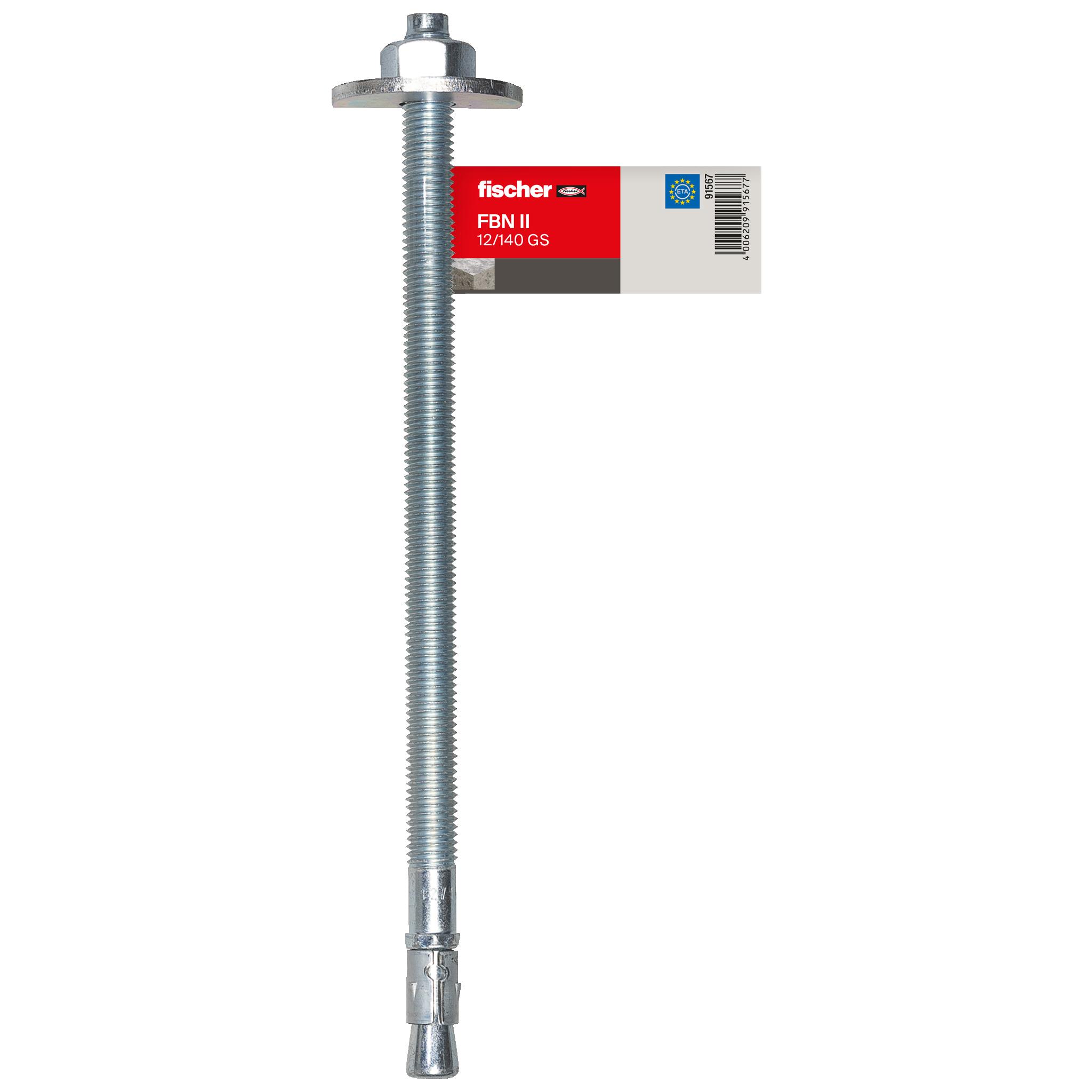 fischer Bolzenanker FBN II 12/140 GS E-1 fischer Bolzenanker FBN II 12/140 GS E-1