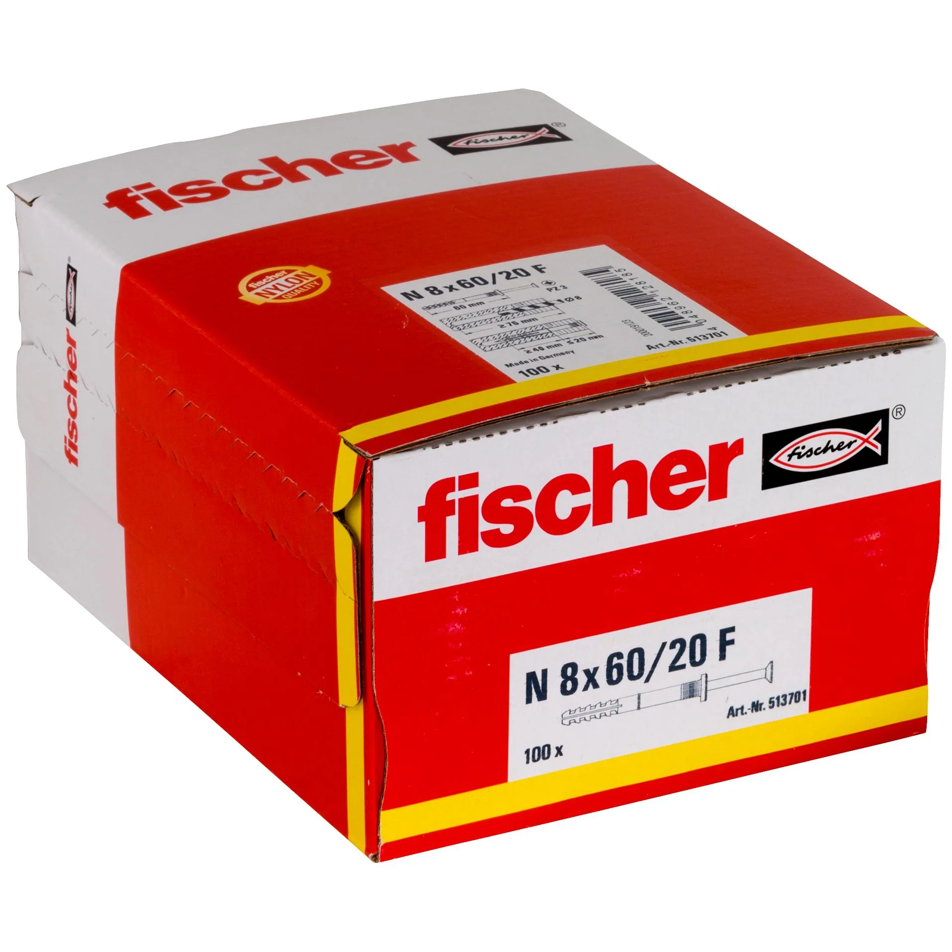 fischer Nageldübel N 8x60/20 F (100)-2