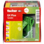 fischer Dübel SX Plus Green 12x60-2