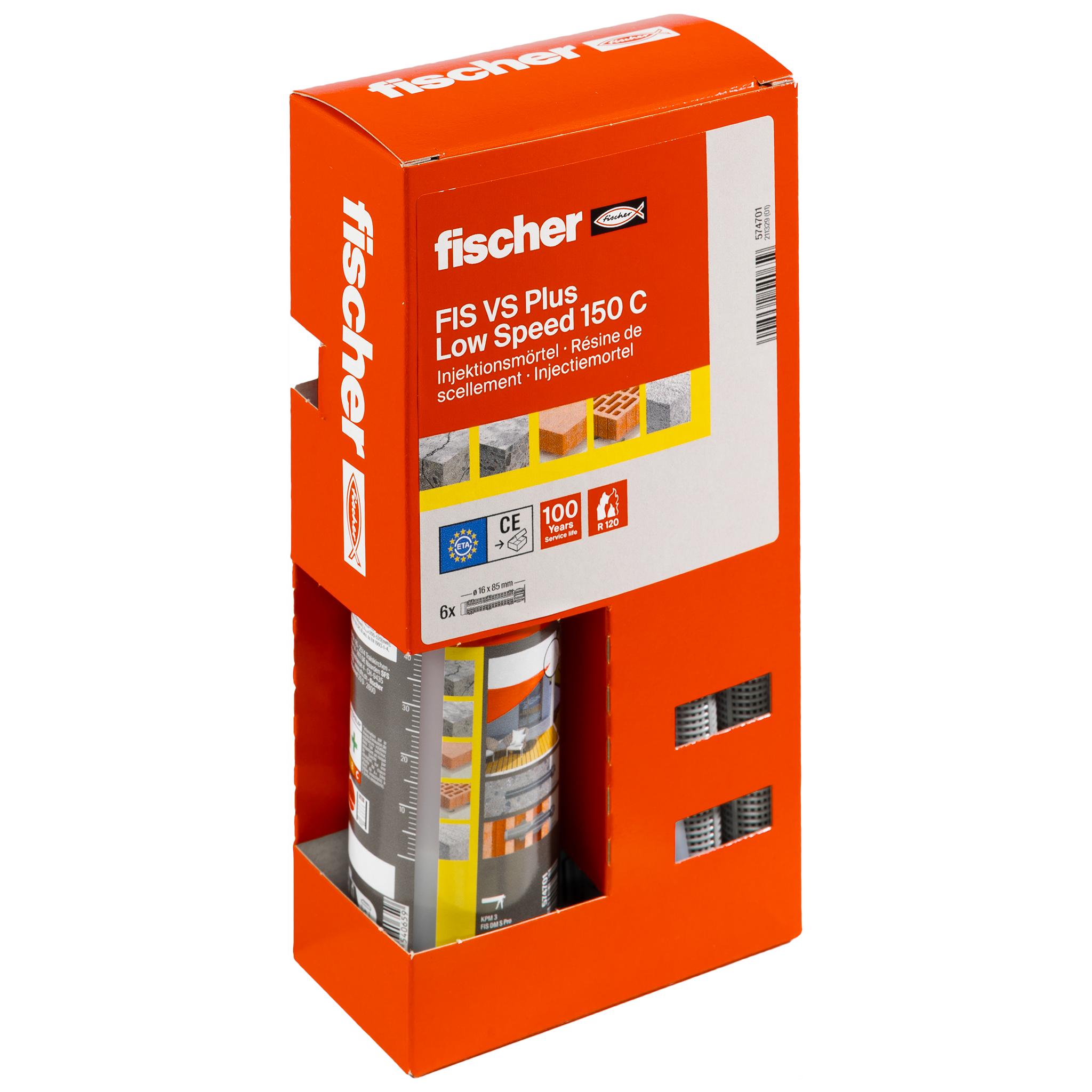 fischer FIS VS Plus 150 C (DE,FR,NL) SET MÖRTEL-1 fischer FIS VS Plus 150 C (DE,FR,NL) SET MÖRTEL-1