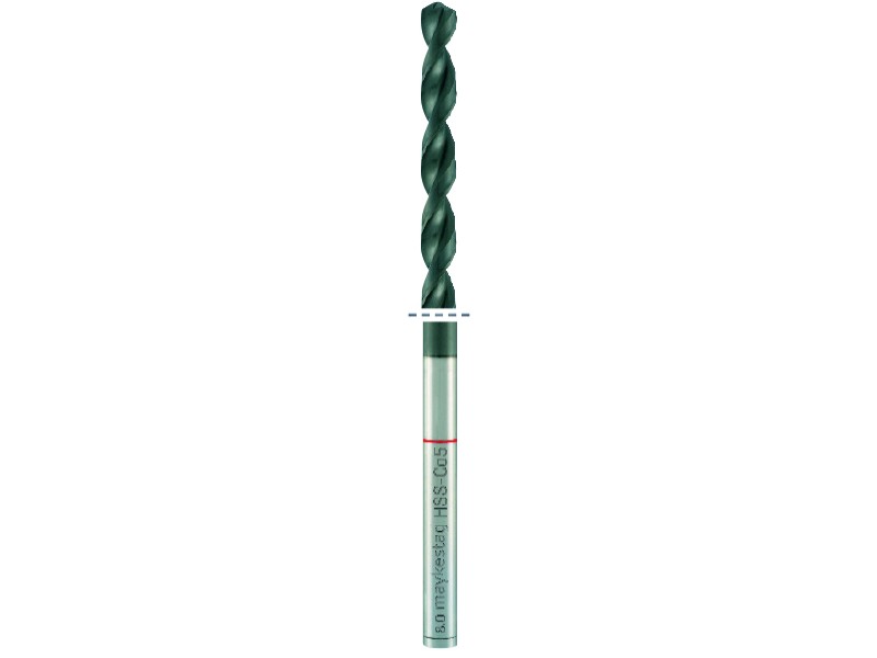 merged_product_119.jpg Maykestag HSS-ECo Tieflochbohrer Ø 5.0überlang, DIN 1869/340, Reihe 3,ALUNIT-S – Bild 1