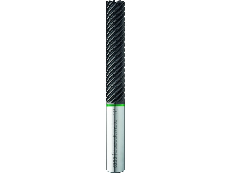 merged_product_3629.jpg Maykestag VHM Mehrzahn-HPC Schlichtfräser Speedtwister Univesal Ø 12.05xd, Z=8, 50°, Zyl.Schaft DIN 6535-HA,ALUNIT-S – Bild 1