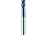 Maykestag VHM-SPEEDCUT Univ., Z=4, Ø 8.0 Eckenradius=1.5 mm, 35-38°, WN, extra lang-XXL,freigestellt,  Zyl.Schaft DIN 6535-HA,ALUNIT-S