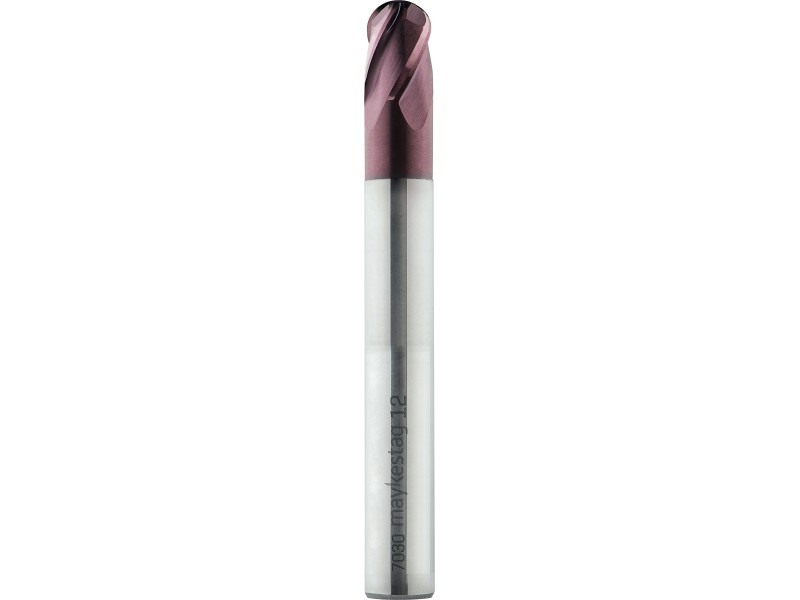 merged_product_4520.jpg Maykestag HSC Vollradiusfräser Ø 16.0100/32mm, Z=4, 30°, R=8 mm zyl.Schaft DIN 6535-HA,KUPRADUR – Bild 1