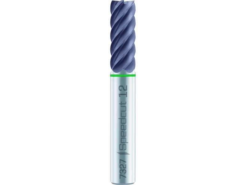 merged_product_4813.jpg Maykestag VHM Mehrzahn-Schlichtfräser SPEEDCUT Univ., Z=8, Ø 20.0 45°, WN, extra lang, Zyl.Schaft DIN 6535-HA,ALUNIT-S – Bild 1