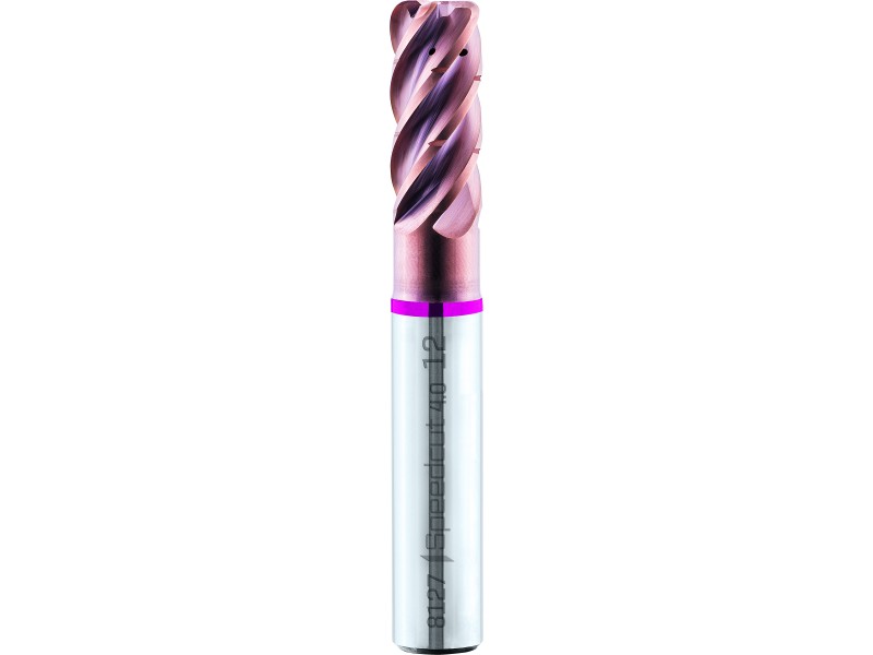 merged_product_5147.jpg Maykestag SPEEDCUT 4.0 Titanium, Ø 4.0 HPC Schaftfräser, Z=5 mit Innenkühlung, 40° vario, Eckenradius=0.25 mm, DIN 6527L-freigestellt, Zyl. Schaft DIN 6535-HA,AERODUR – Bild 1