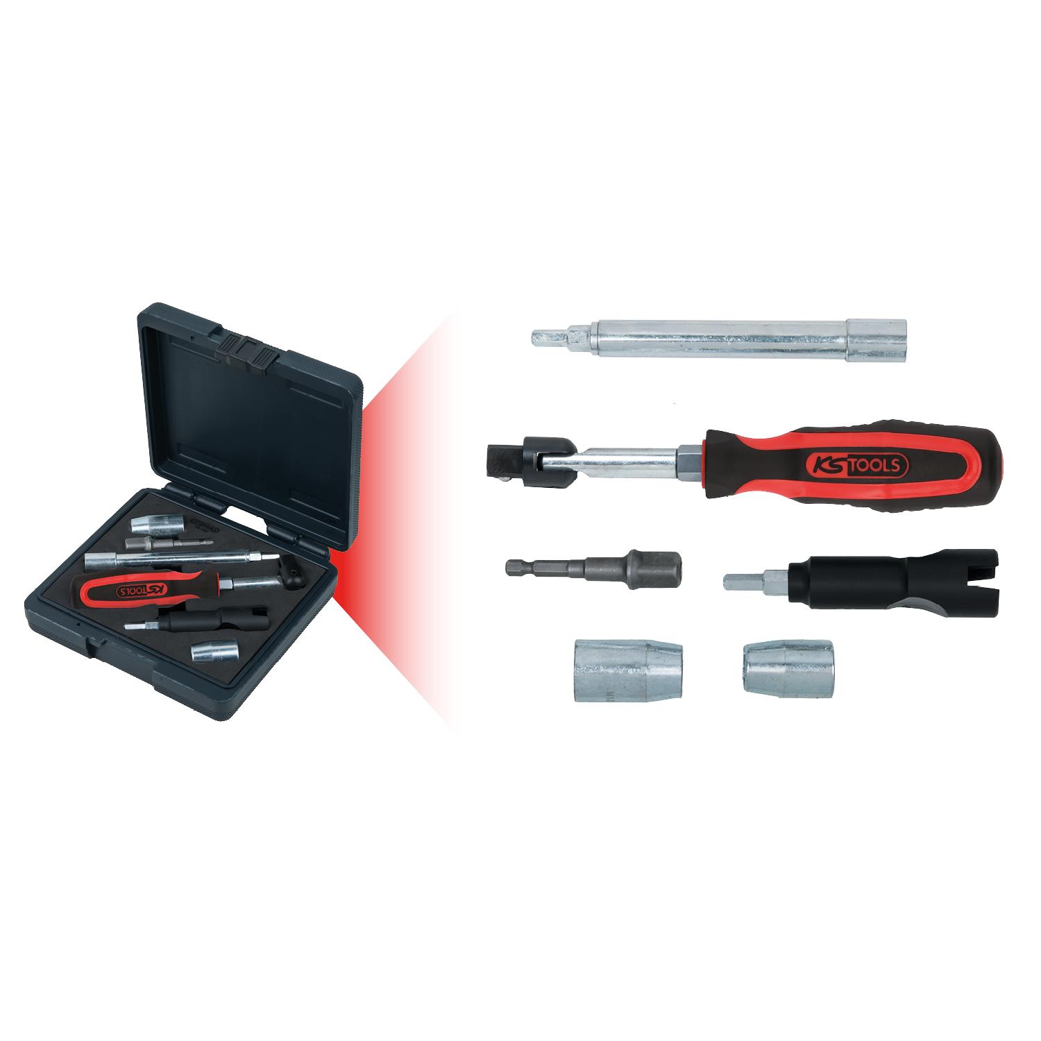 KS Tools WC Sanitär-Kombi-Kit, 6-tlg-1 Foto Gesamt Allgemein