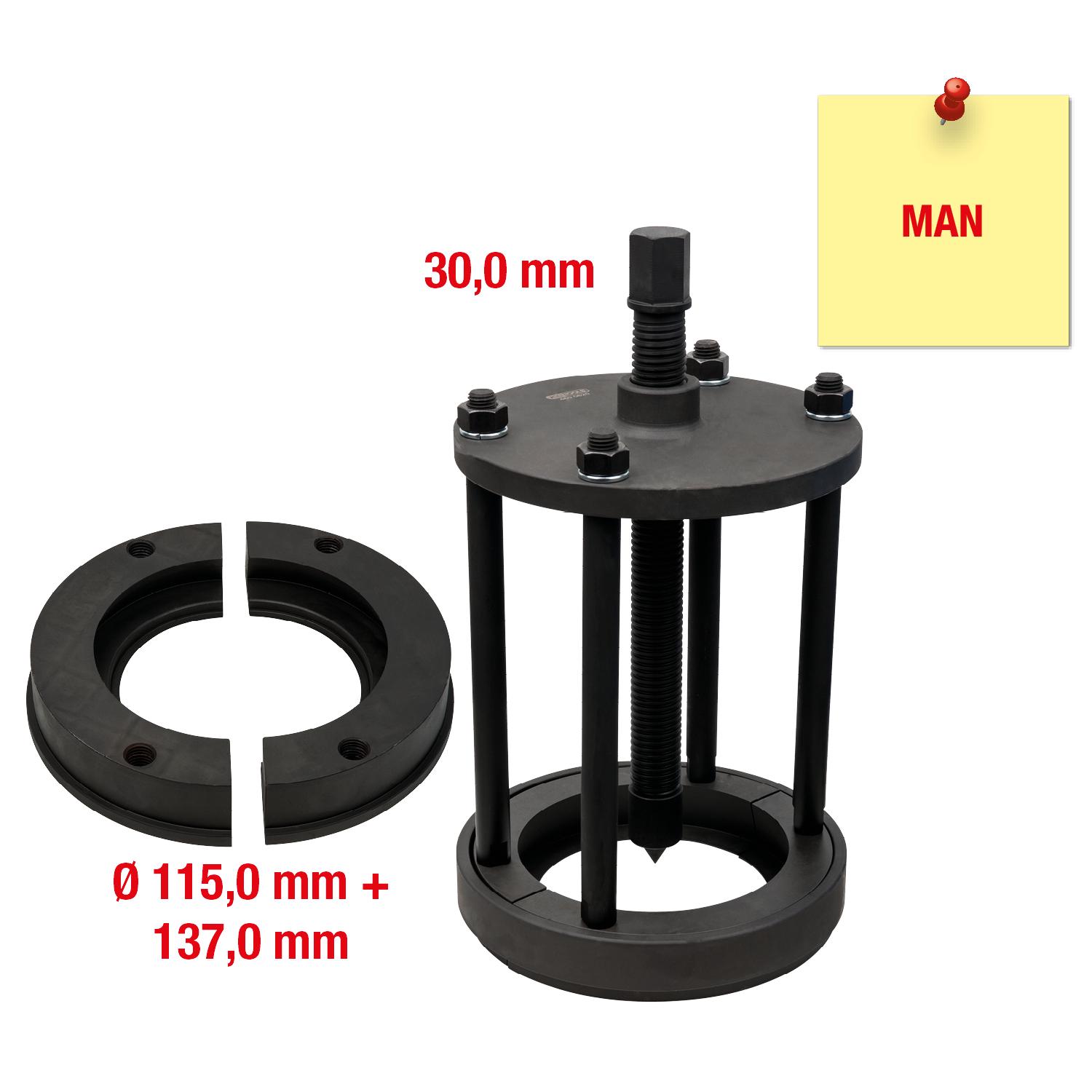 KS Tools Differential-Kegelrollenlager-Abzieher für MAN, 12-tlg-1 Foto Gesamt Allgemein