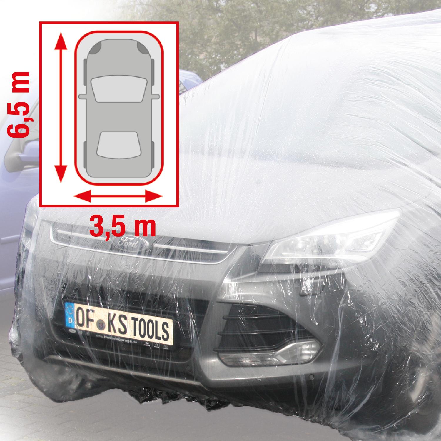 KS Tools Kunststoffgarage, transparent, 6,5 x 3,5 m-1 Foto Gesamt Allgemein
