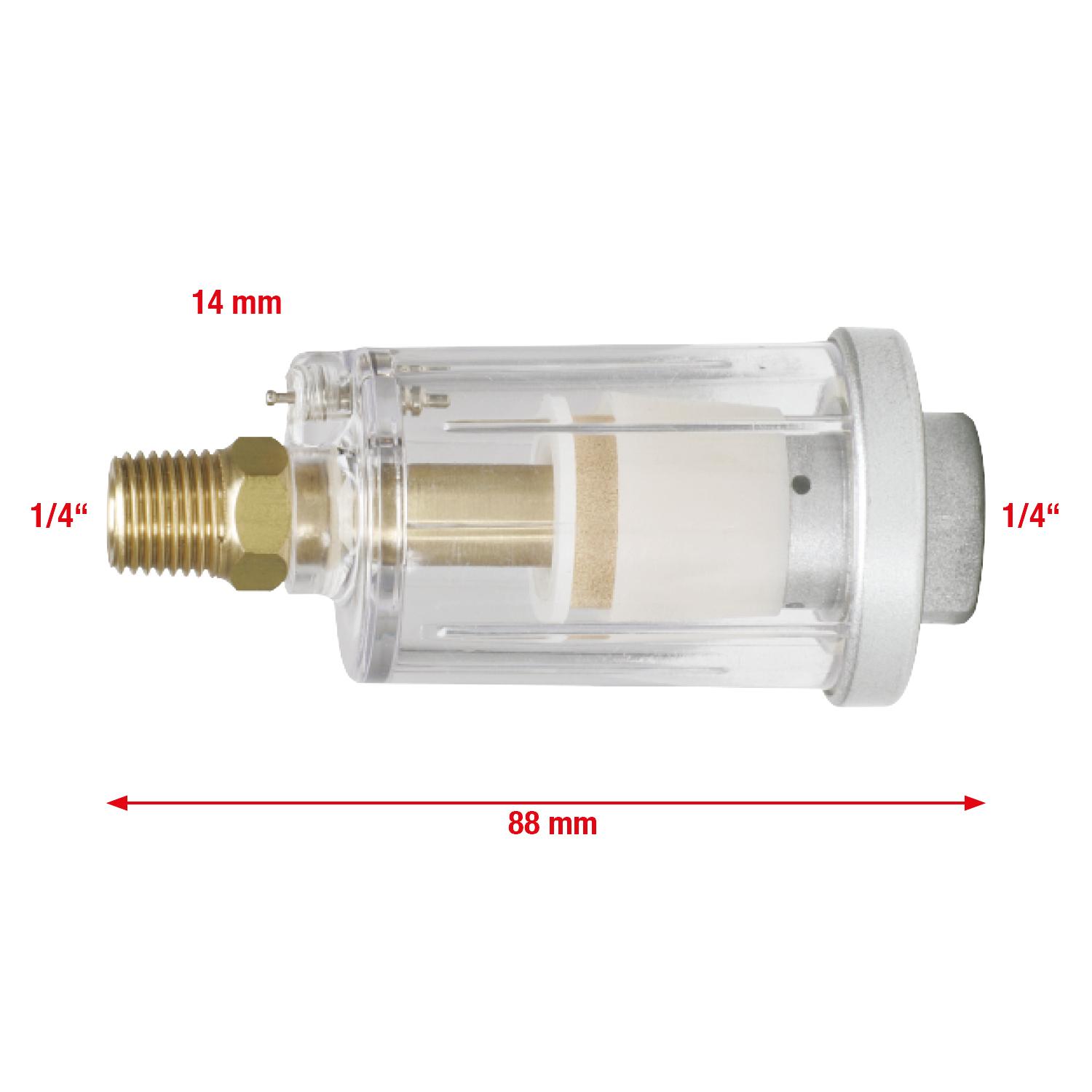 KS Tools 1/4" Druckluft-Wasserabscheider, 88mm-1 Foto Gesamt Allgemein