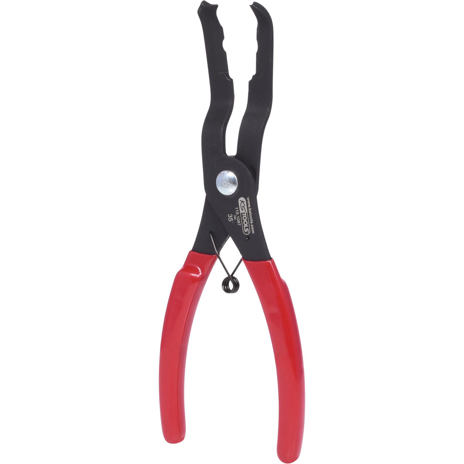 KS Tools Trim-Clip-Zange, Zangenende 35°, 190mm-1 Hauptbild