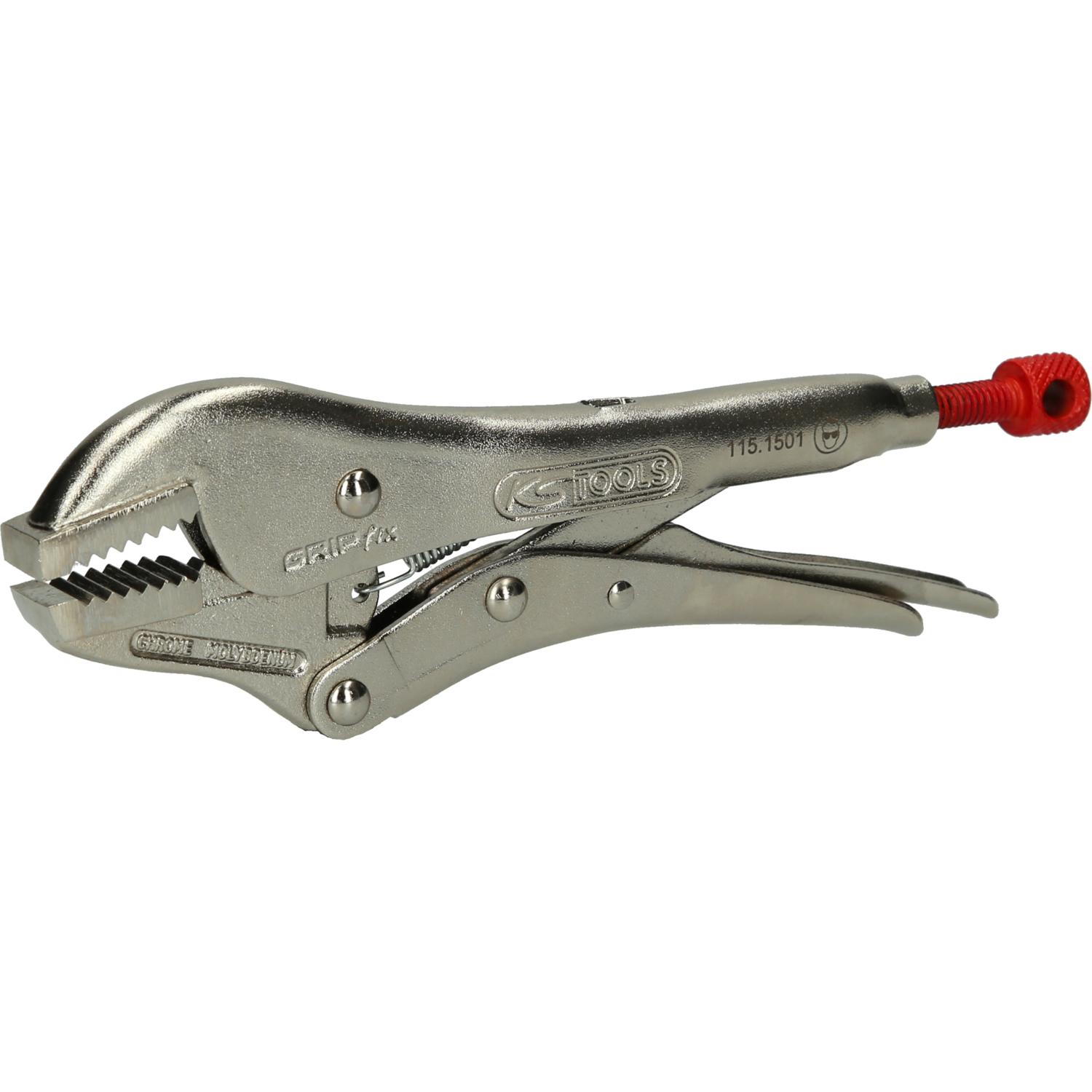 KS Tools Gripzange, gerade Backen, 28,5mm, L=175mm-1 Hauptbild