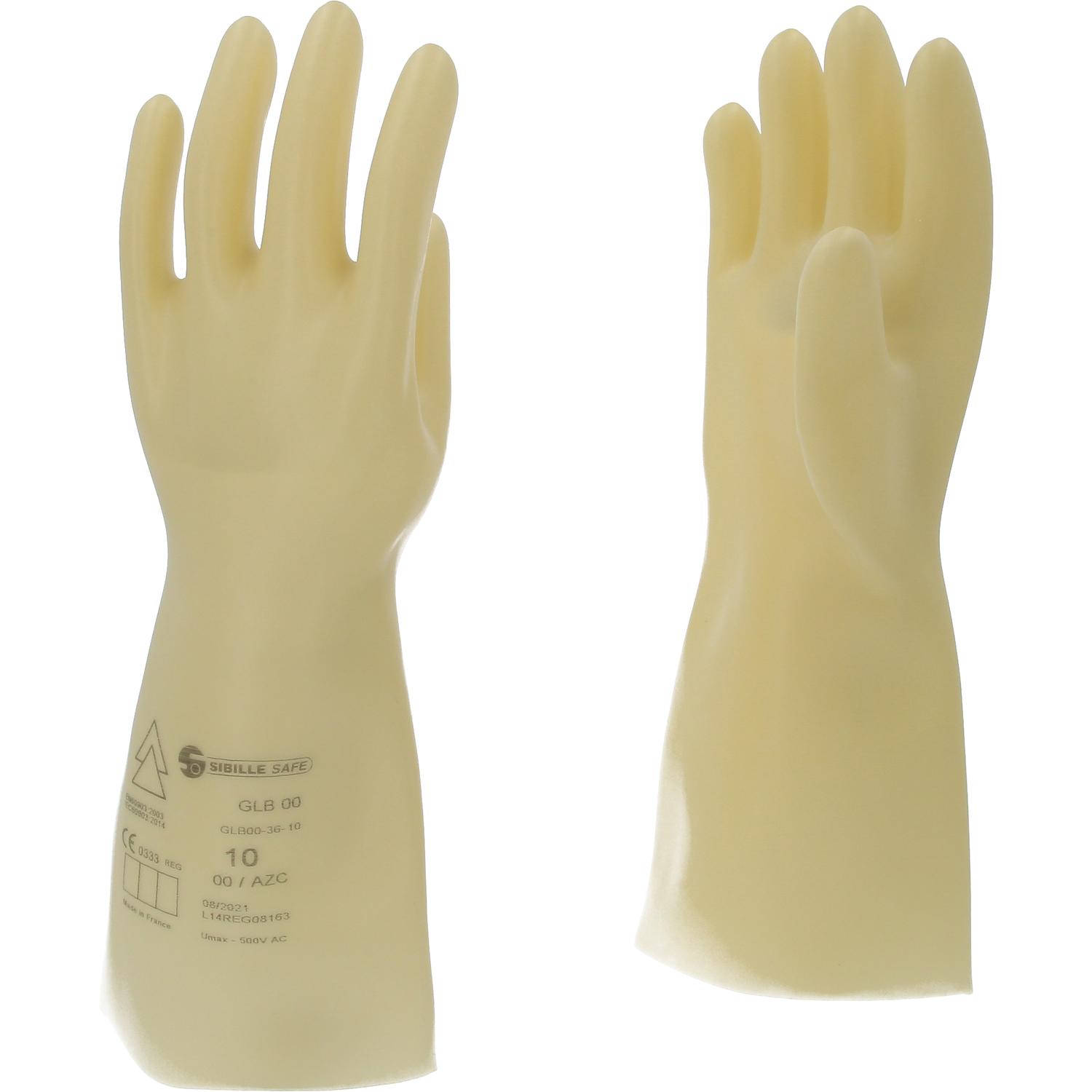 KS Tools Elektriker-Schutzhandschuh mit Schutzisolierung, Größe 10, Klasse 00, weiß-2 Hauptbild
