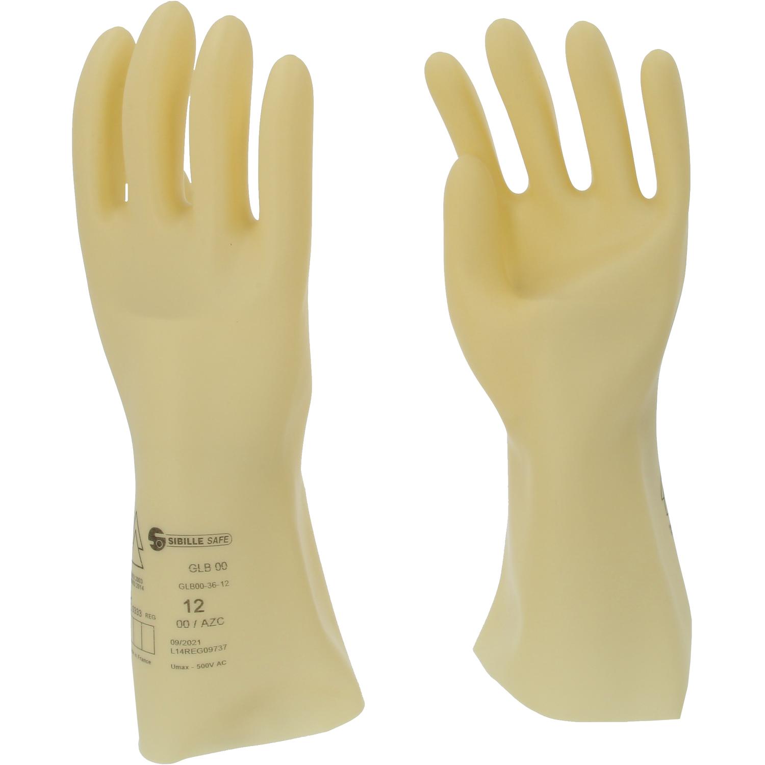 KS Tools Elektriker-Schutzhandschuh mit Schutzisolierung, Größe 12, Klasse 00, weiß-1 Hauptbild