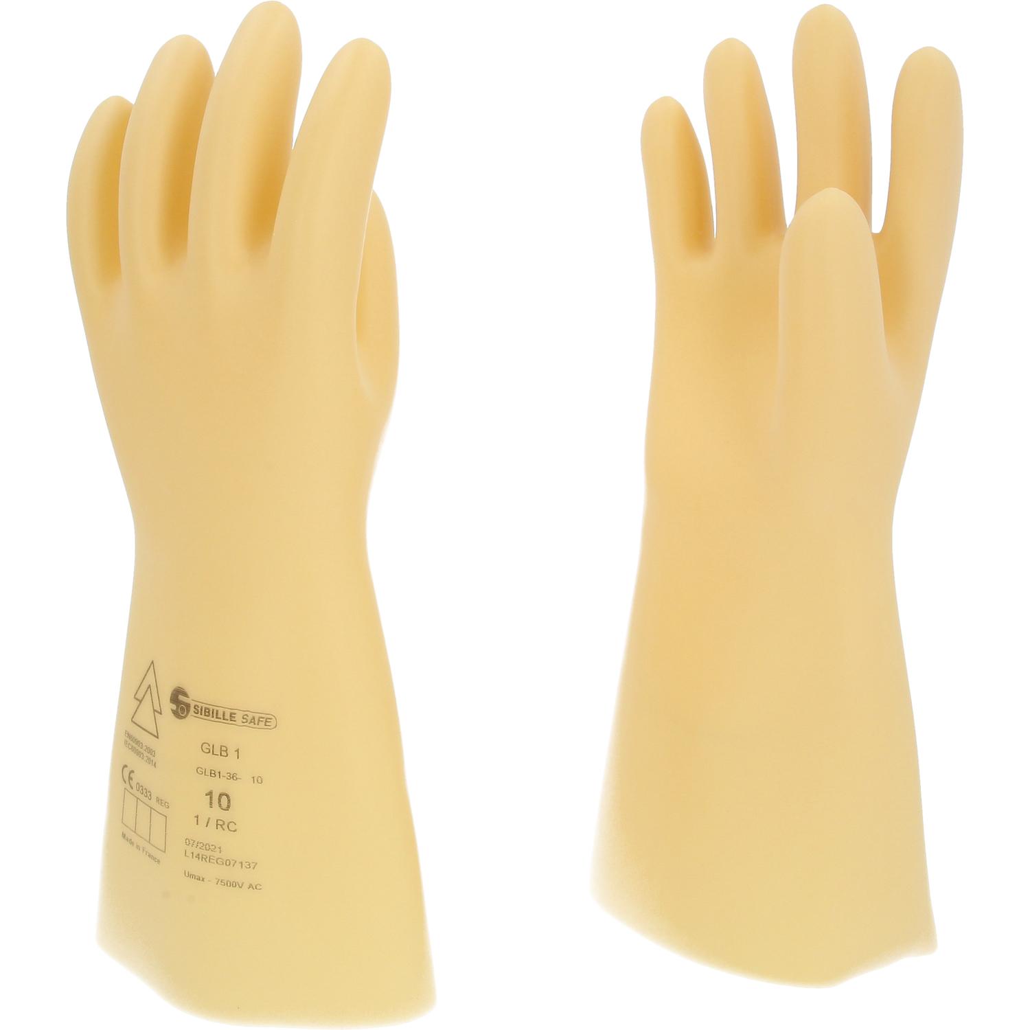 KS Tools Elektriker-Schutzhandschuh mit Schutzisolierung, Größe 10, Klasse 1, weiß-2 Hauptbild