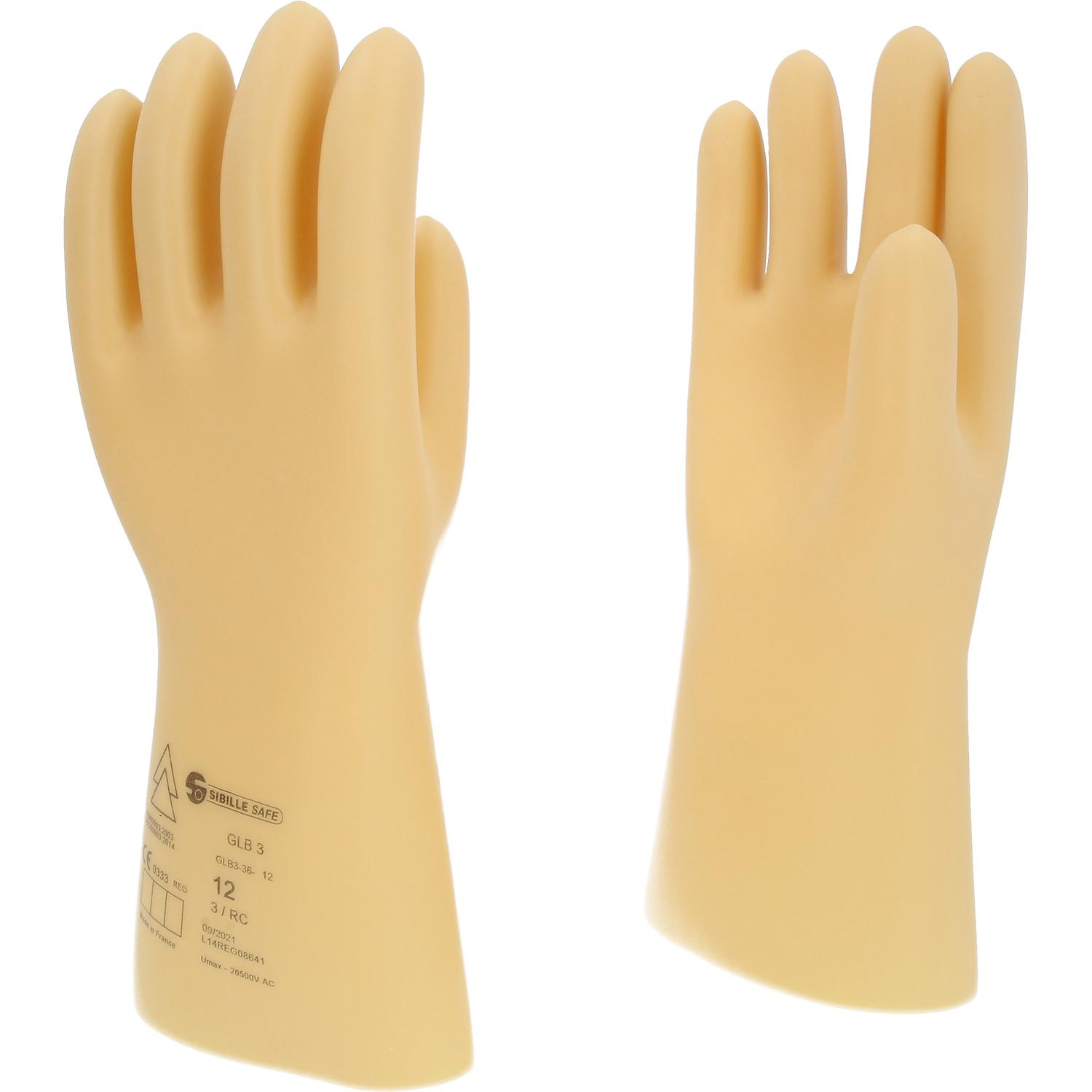 KS Tools Elektriker-Schutzhandschuh mit Schutzisolierung, Größe 12, Klasse 3, weiß-2 Hauptbild
