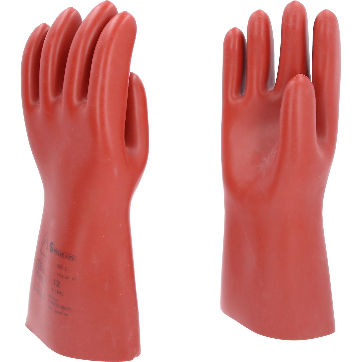 KS Tools Elektriker-Schutzhandschuh mit mechanischem Schutz, Größe 12, Klasse 1, rot-2 Hauptbild