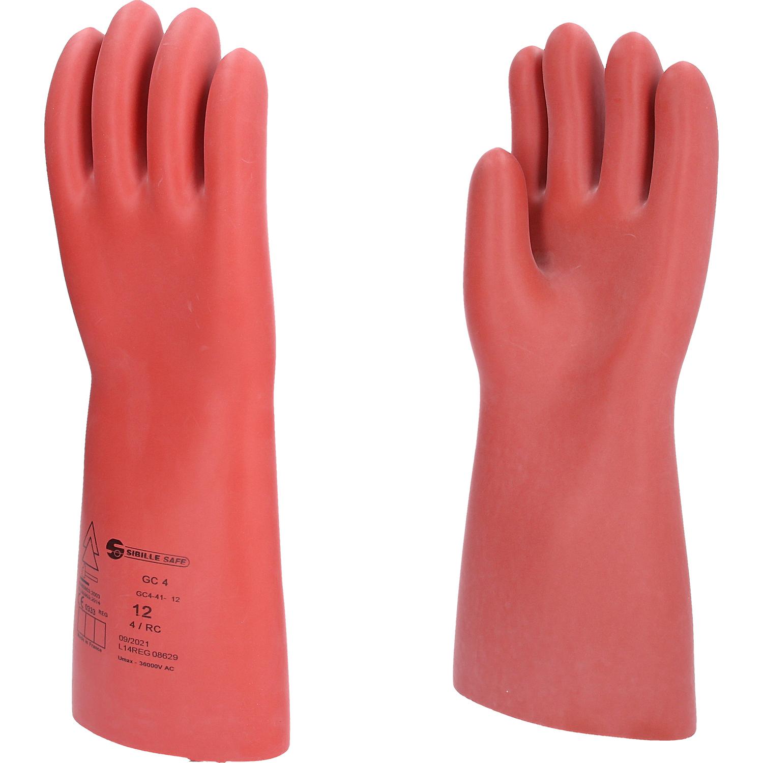 KS Tools Elektriker-Schutzhandschuh mit mechanischem Schutz, Größe 12, Klasse 4, rot-1 Hauptbild
