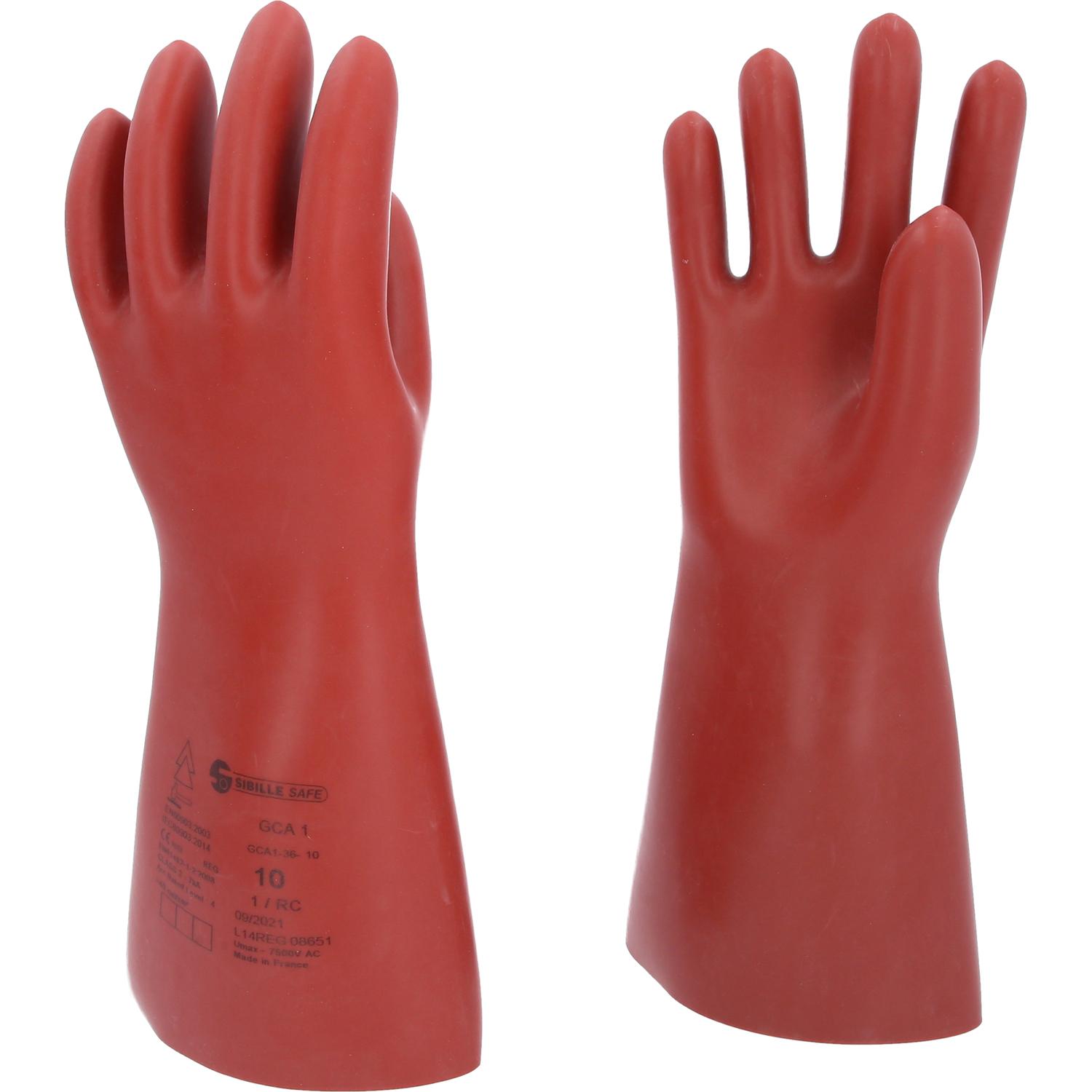 KS Tools Elektriker-Schutzhandschuh mit mechanischen und thermischen Schutz, Größe 10, Klasse 1, rot-1 Hauptbild
