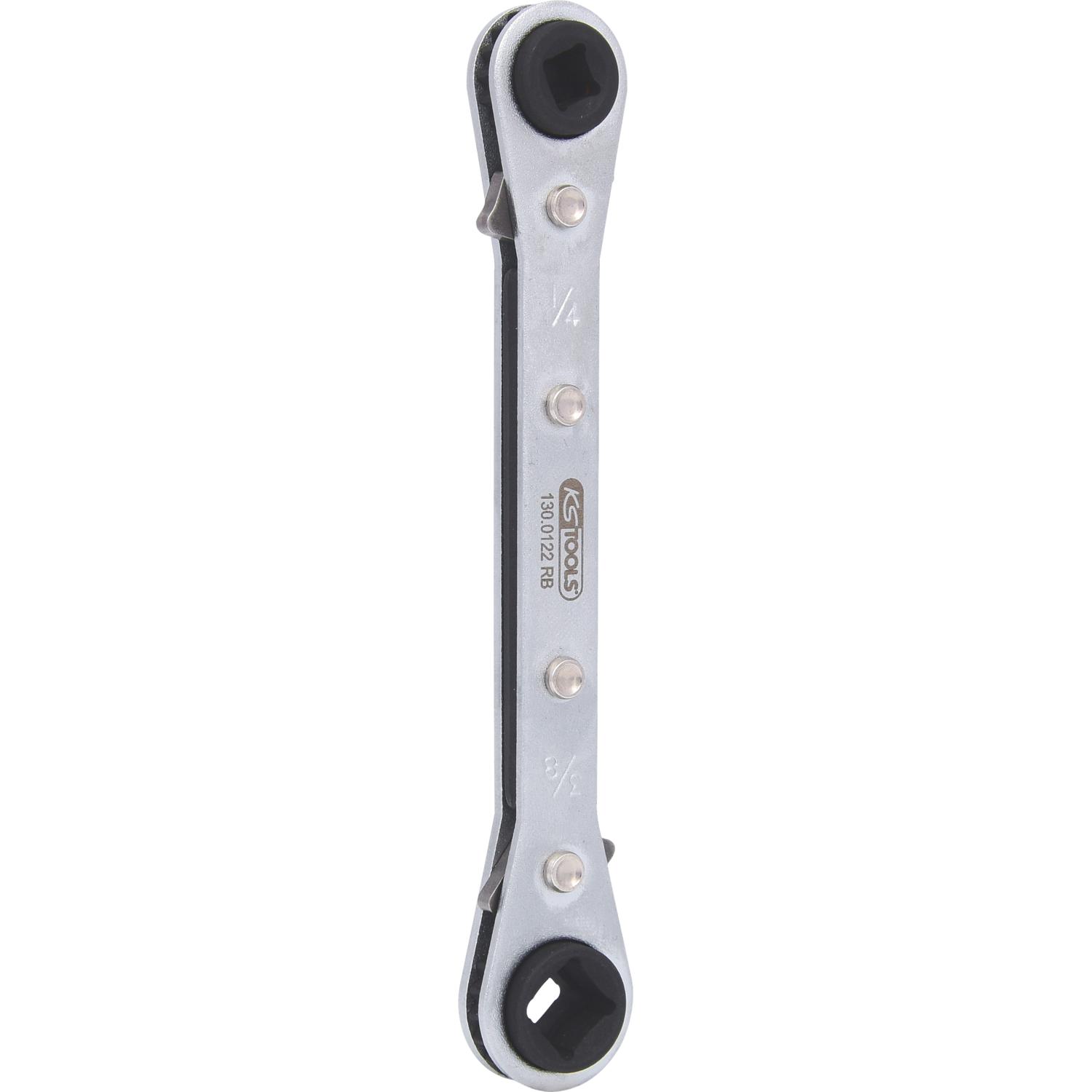 KS Tools 4 in 1 Kälte-Klima-Ratschenschlüssel, umschaltbar-1 Hauptbild