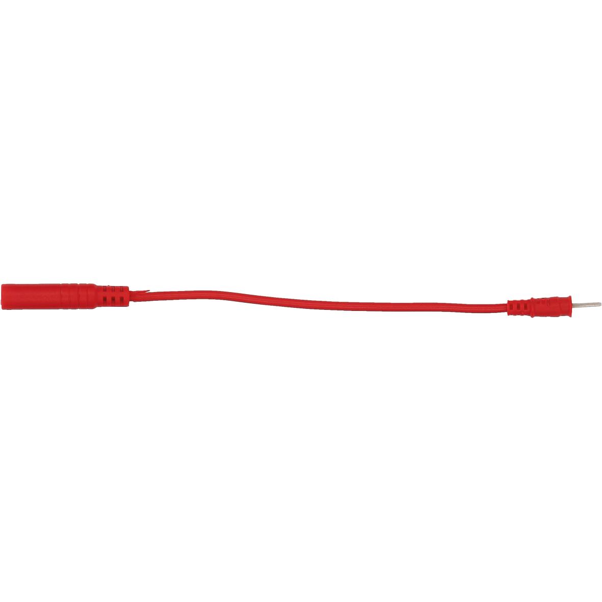 KS Tools 4,0 mm Eingangsbuchse auf 2,0 mm Prüfadapterstecker flach (rot)-1 Hauptbild