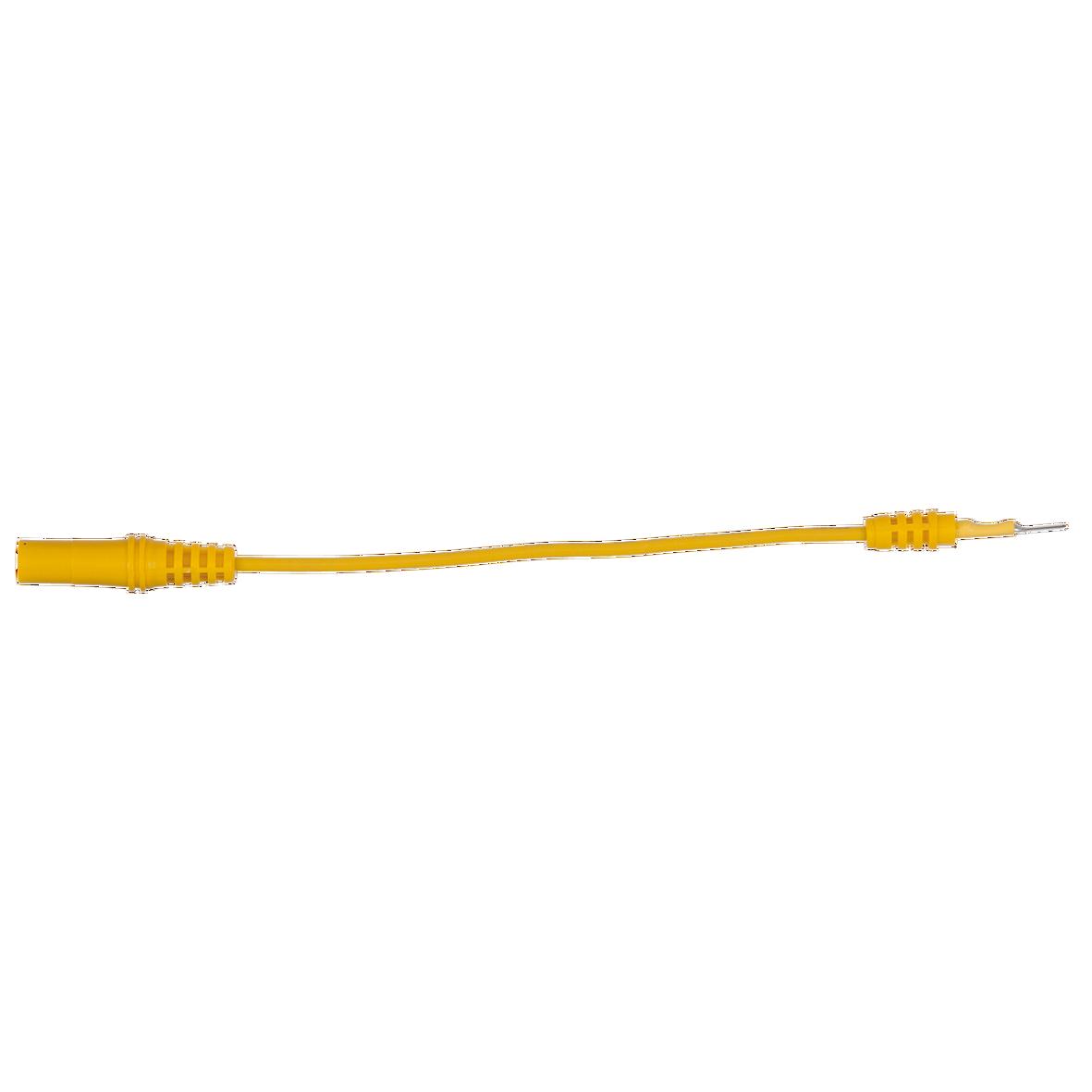 KS Tools 4,0 mm Eingangsbuchse auf 0,8 mm Prüfadapterstecker flach (gelb)-1 Hauptbild