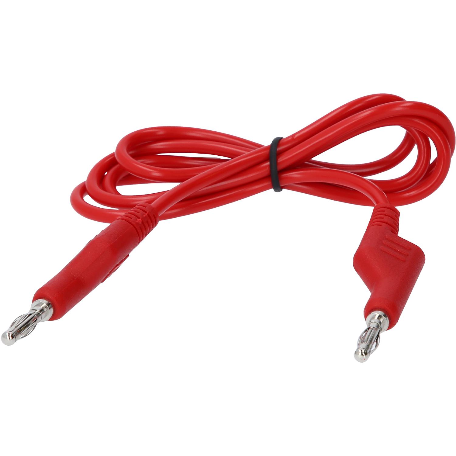 KS Tools Messleitungs-Verlängerung mit Doppel Stecker und zusätzlicher Buchse 1.100 mm (rot)-1 Hauptbild