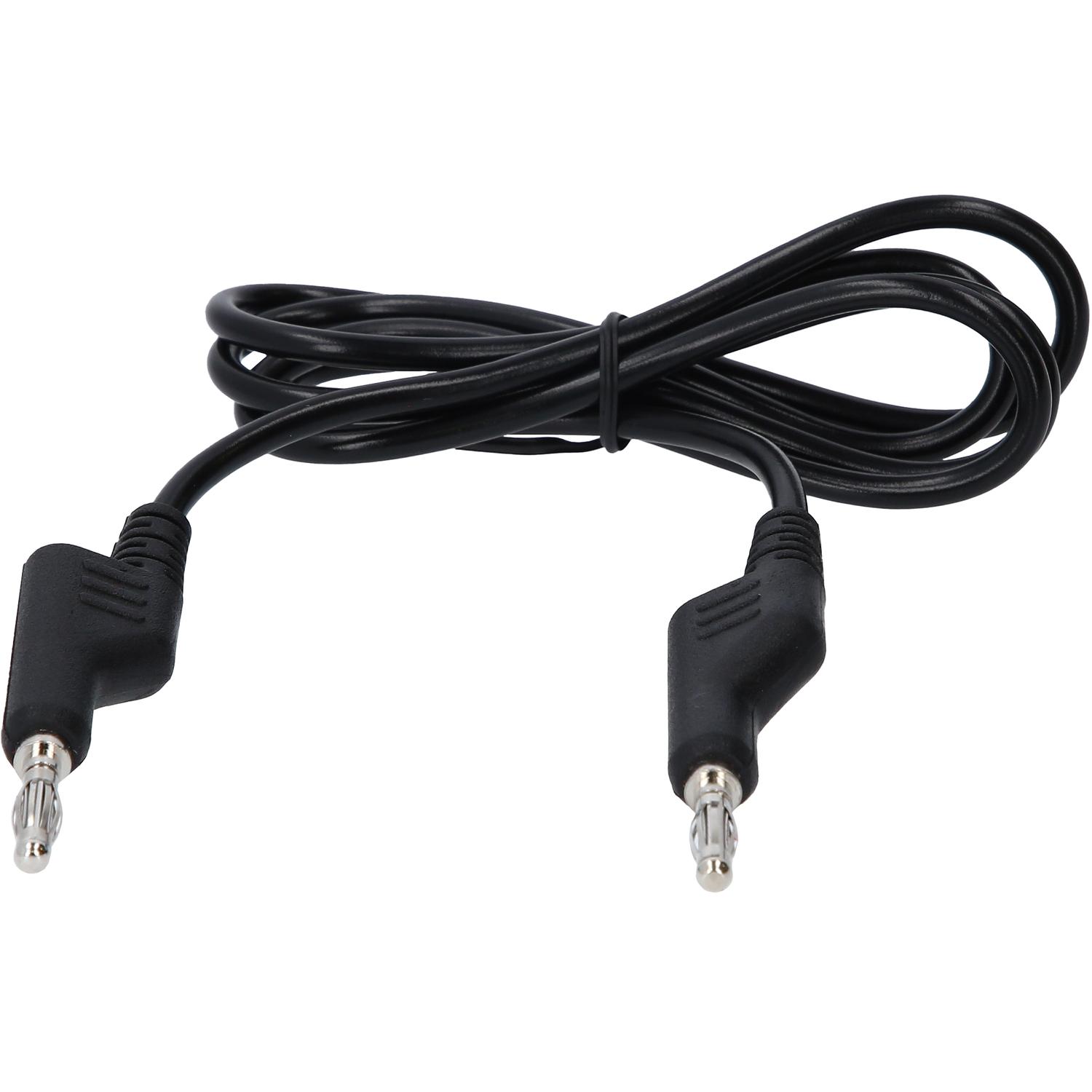 KS Tools Messleitungs-Verlängerung mit Doppel Stecker und zusätzlicher Buchse 1.100 mm (schwarz)-1 Hauptbild