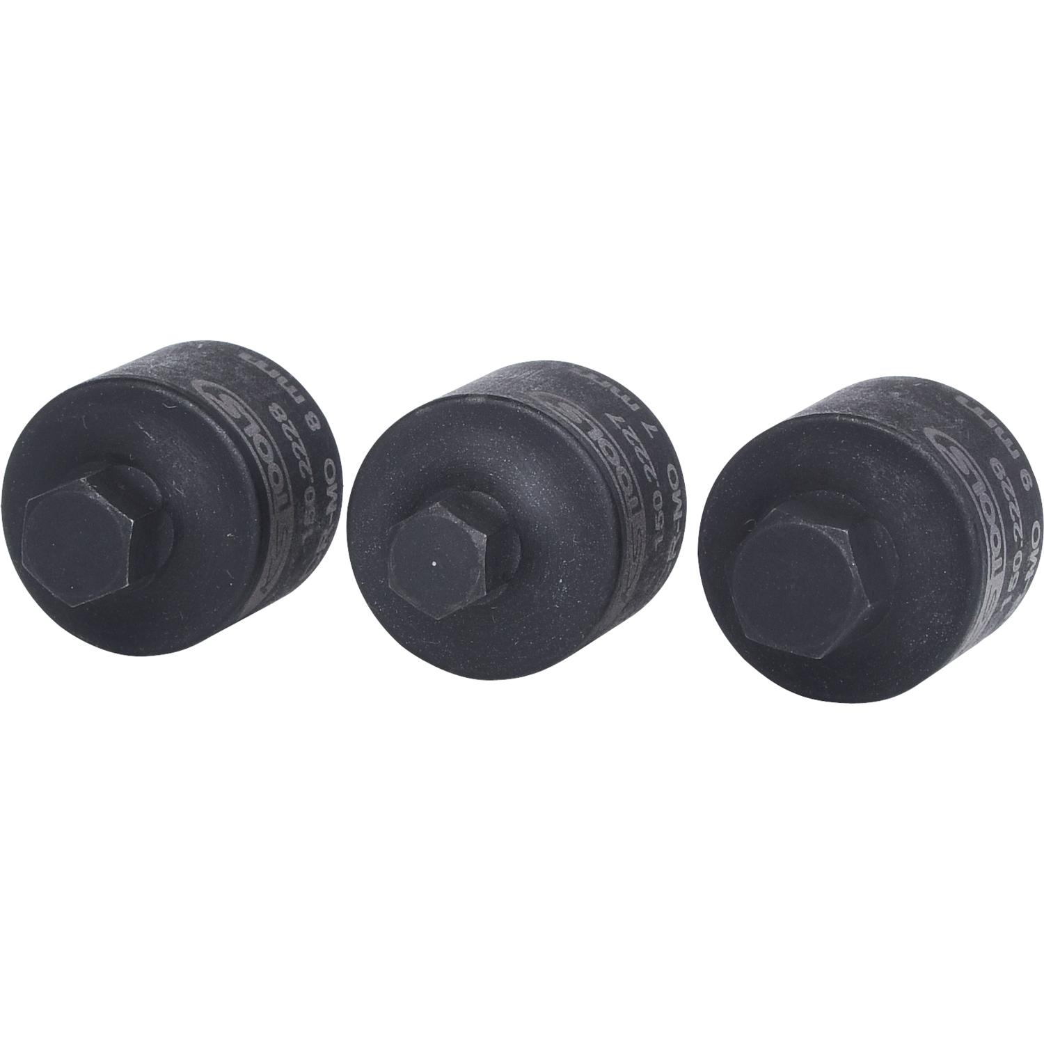 KS Tools 3/8" Bremssattel-Stecknuss-Satz, 3-tlg-1 Hauptbild