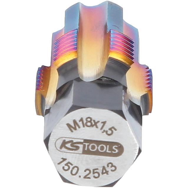 KS Tools Gewindeschneider mit Führungsbolzen für Lambdasonden, M18x1,5-2 Hauptbild