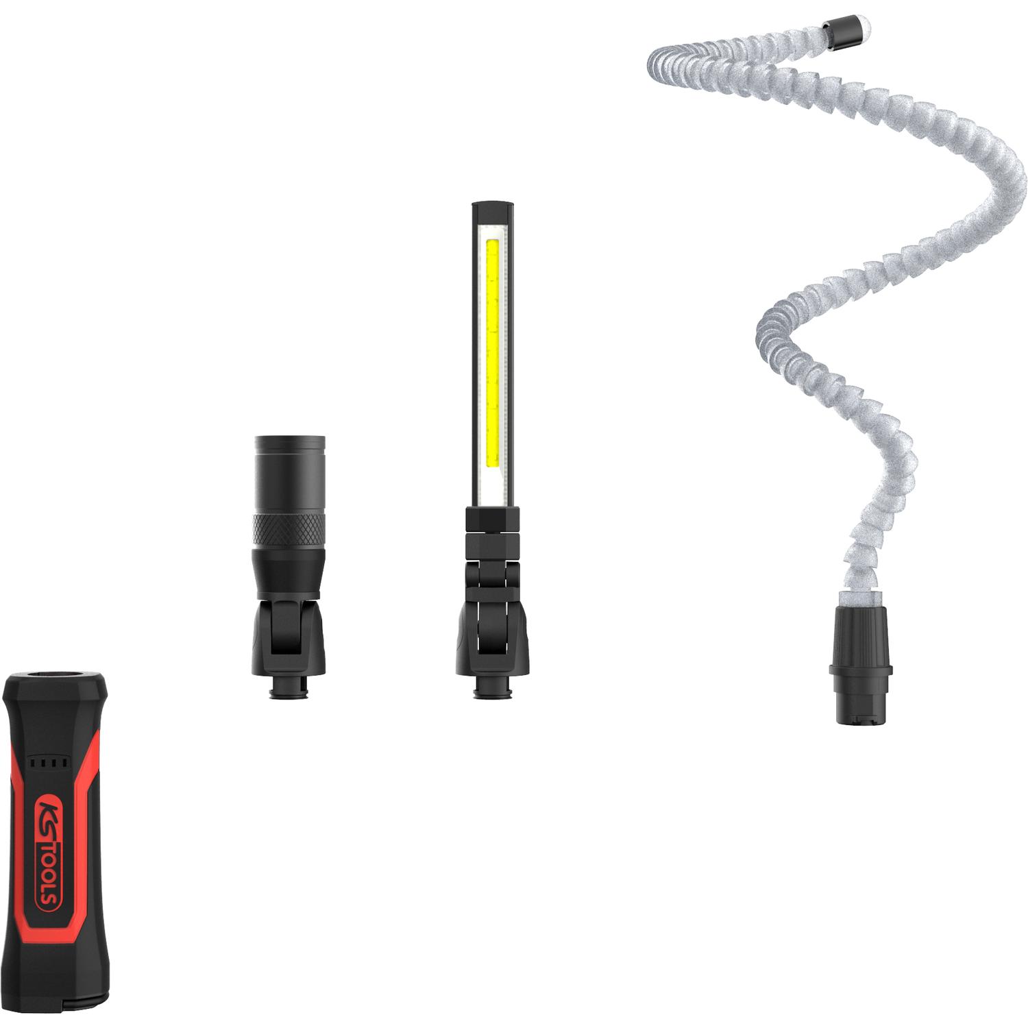KS Tools eQi UltimateBEAM 3in1 Quick-Lock Arbeitsleuchten-Set, 4-tlg-2 Hauptbild
