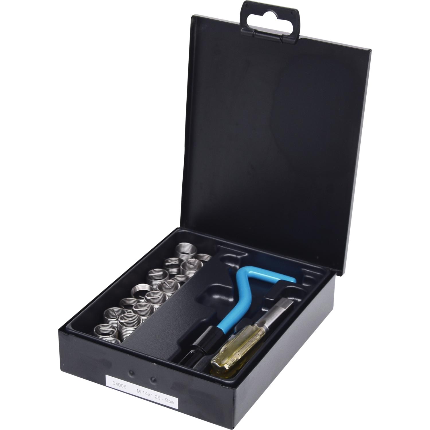 KS Tools Nirostahl Gewinde-Reparatur-Satz M14x1,25mm, 17-tlg-1 Hauptbild