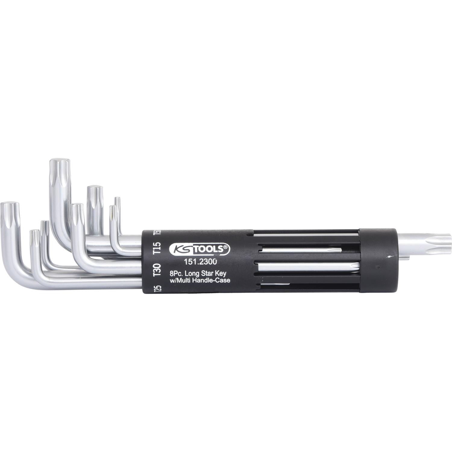 KS Tools 3 in 1 Torx-Winkelstiftschlüssel-Satz,lang,8-tlg-2 Hauptbild